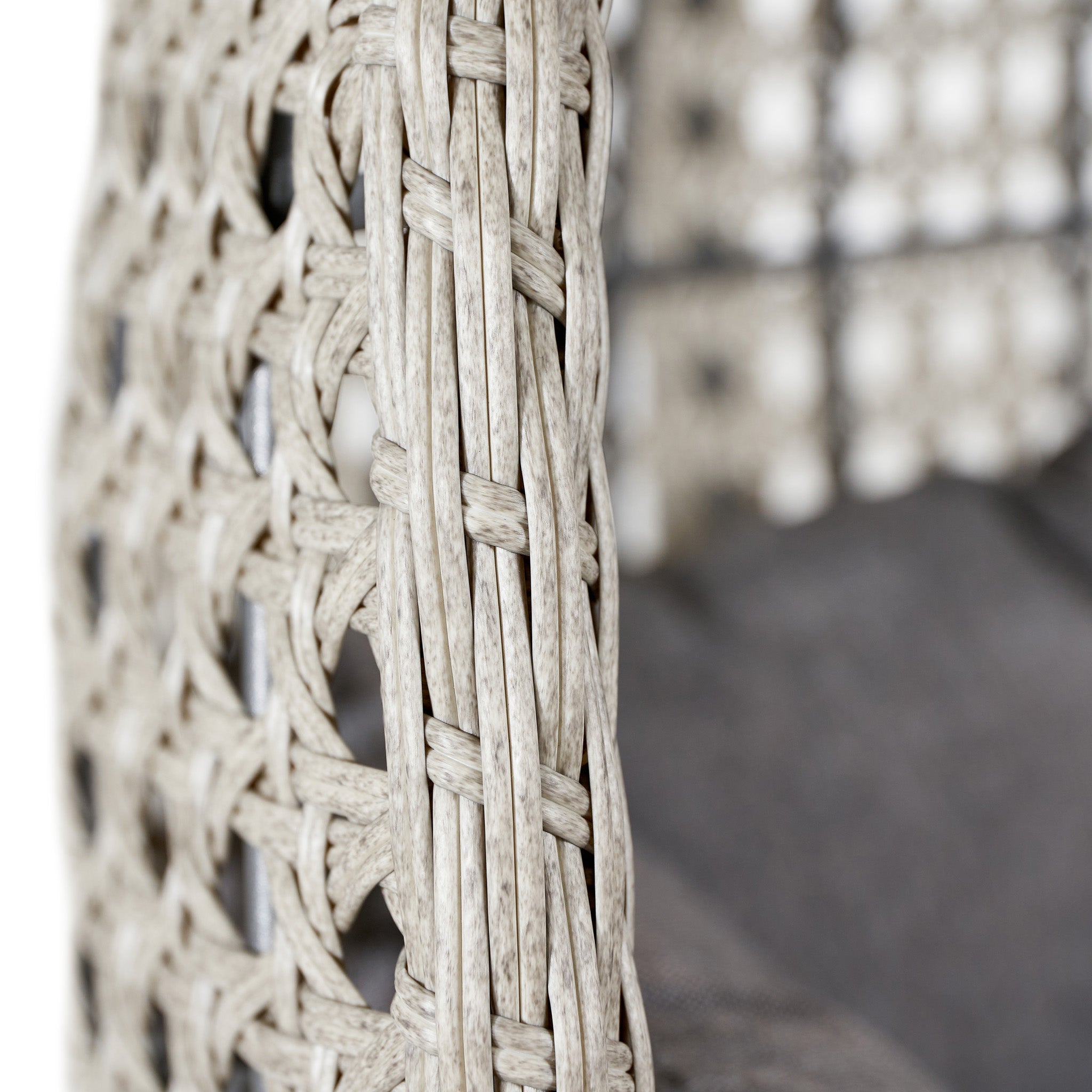 St Kitts Double Hanging Chair in Stone Grey