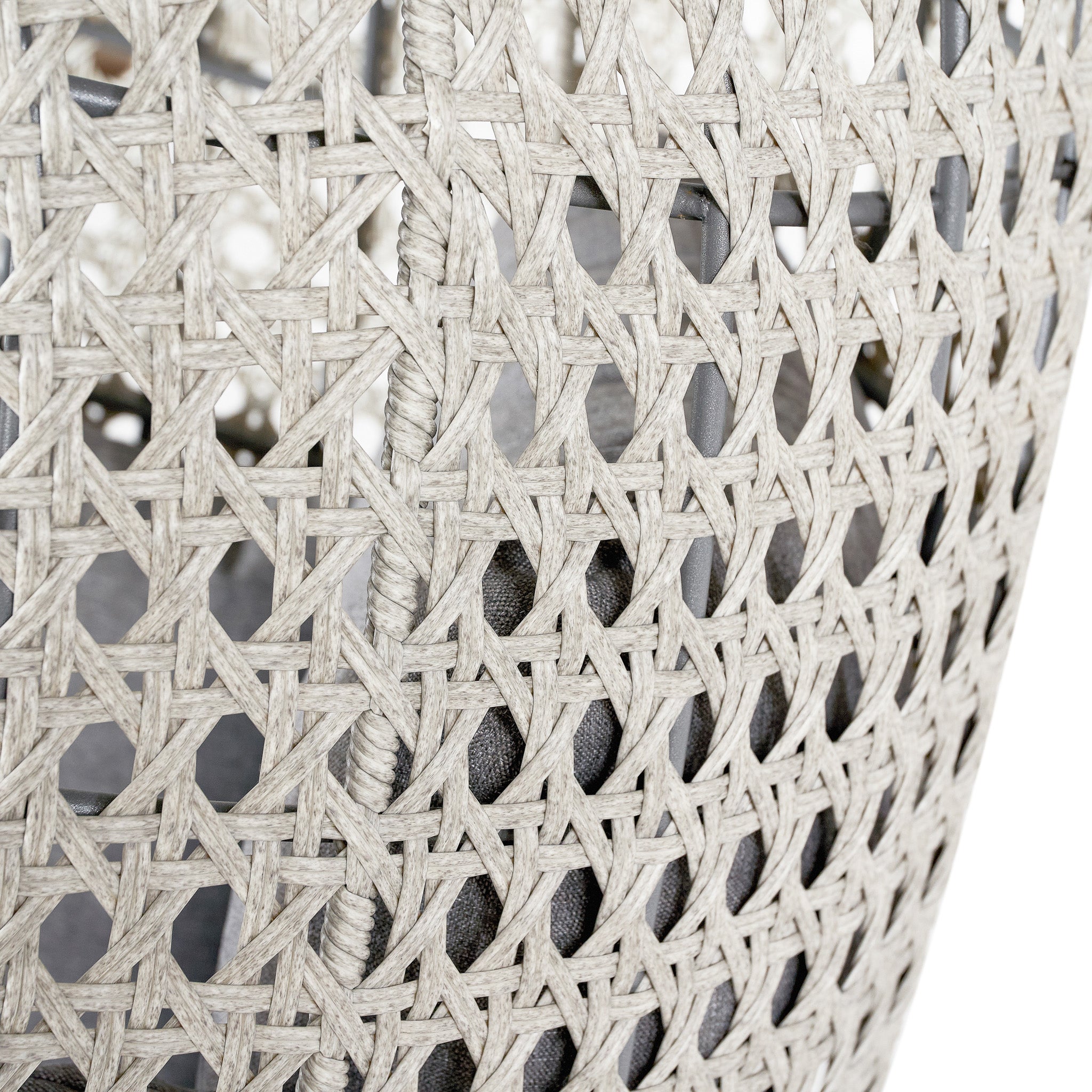 St Kitts Single Nest Chair in Stone Grey