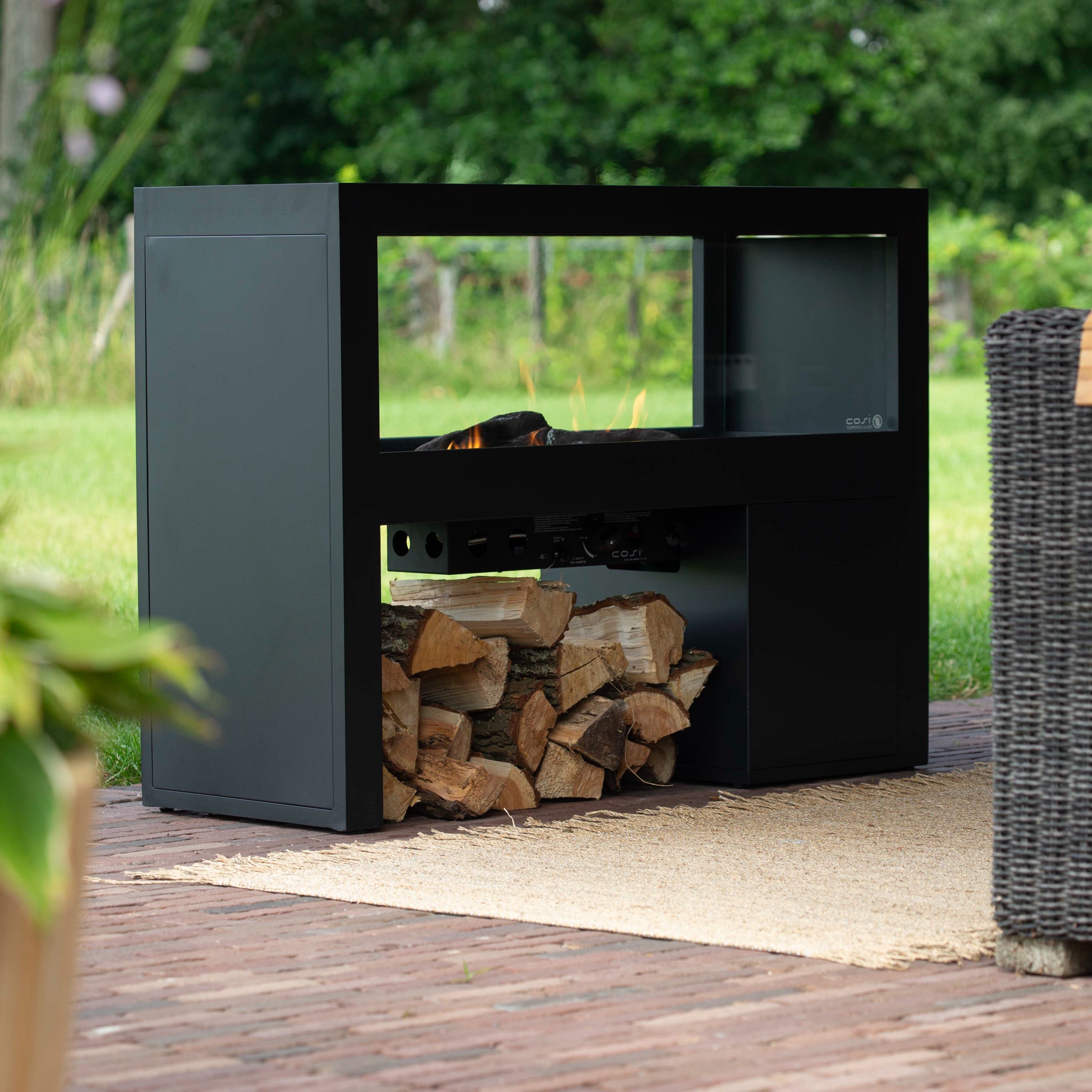 Cosivista 120 Black Fire Pit