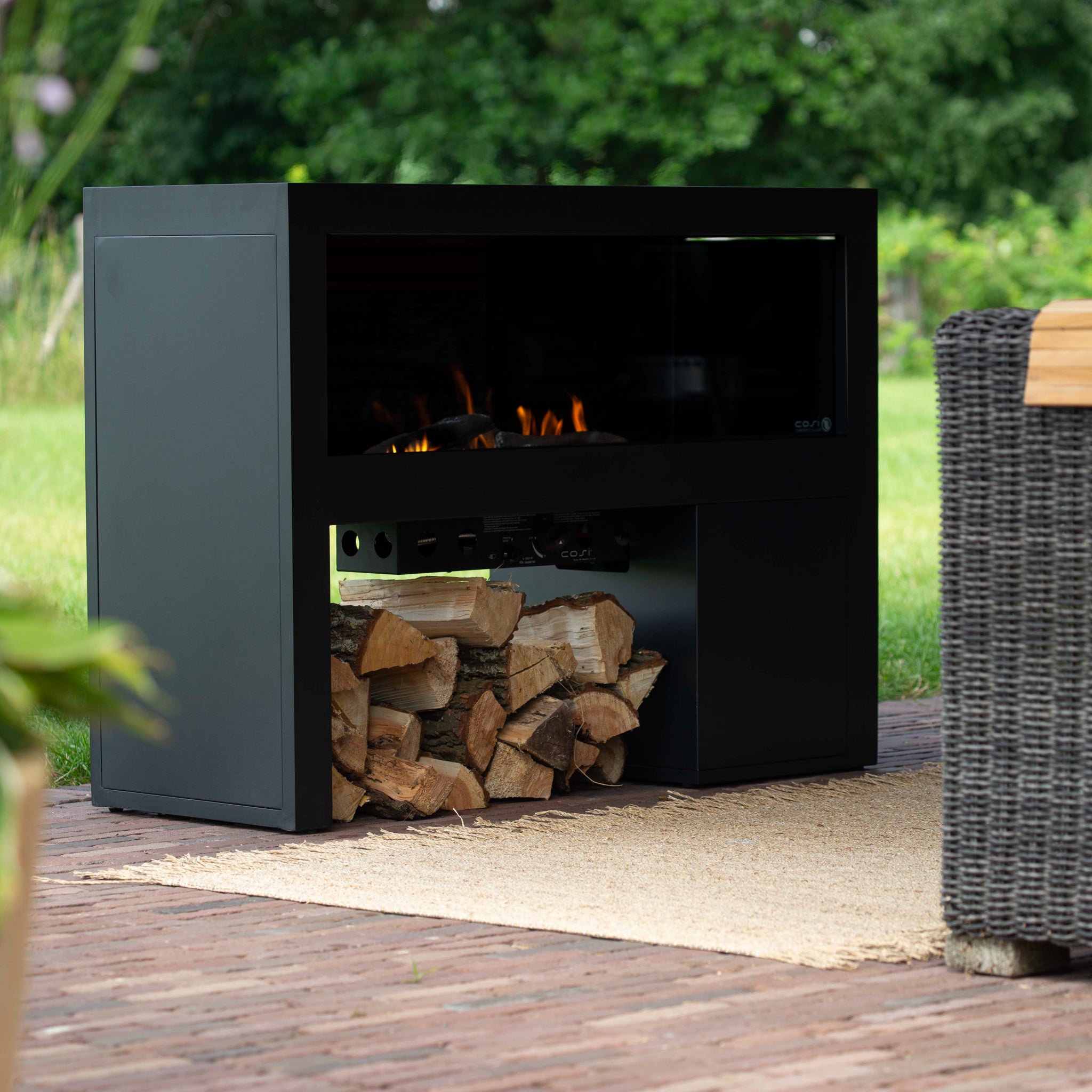 Cosivista 120 Black Fire Pit