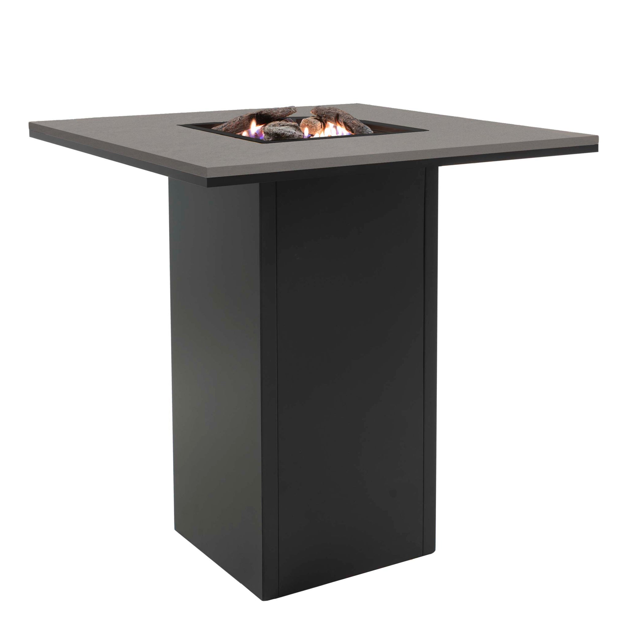Cosiloft 100 Black and Grey Firepit Bar Table