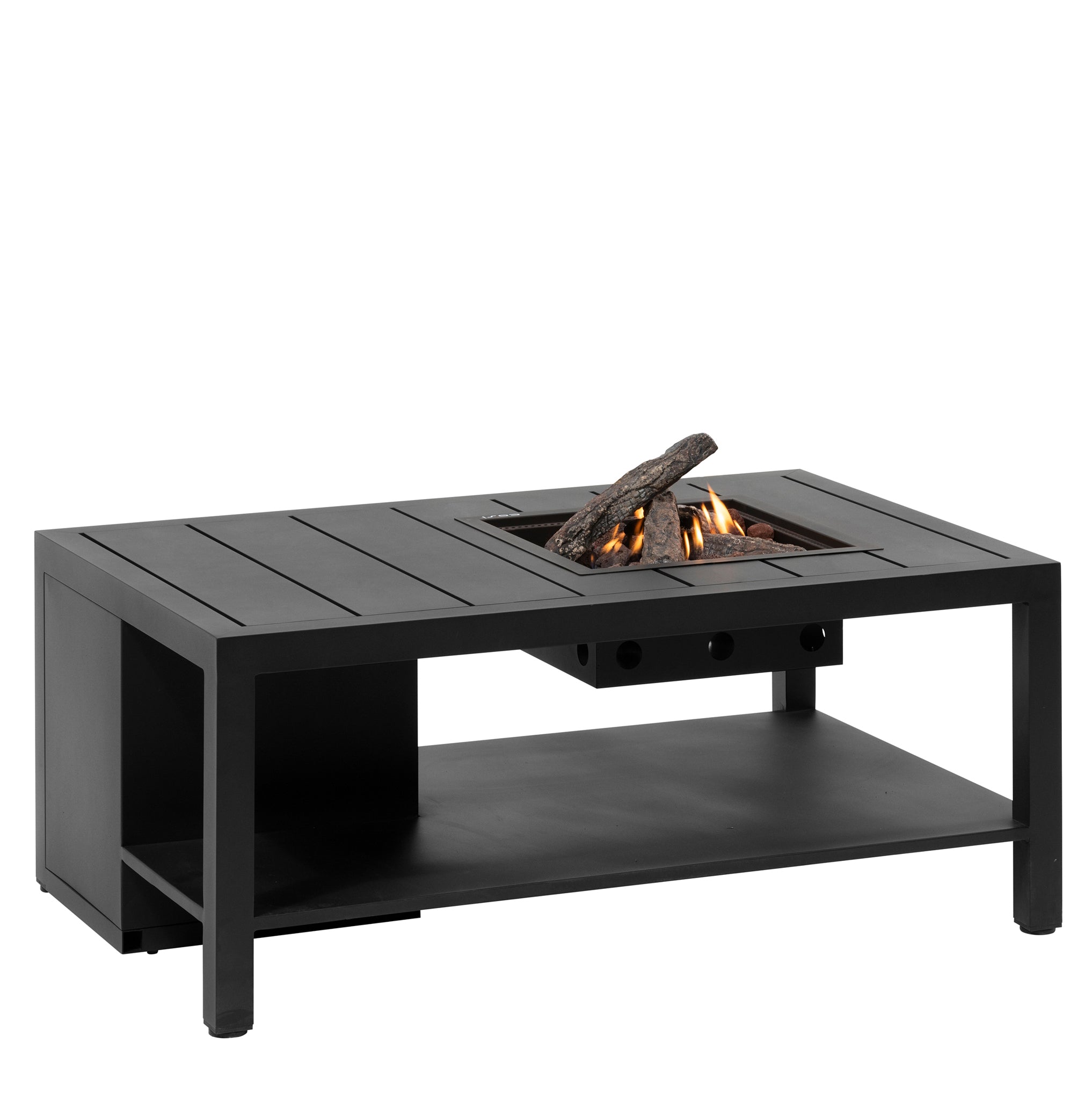 Cosiflow 120 Rectangular Anthracite Firepit Table