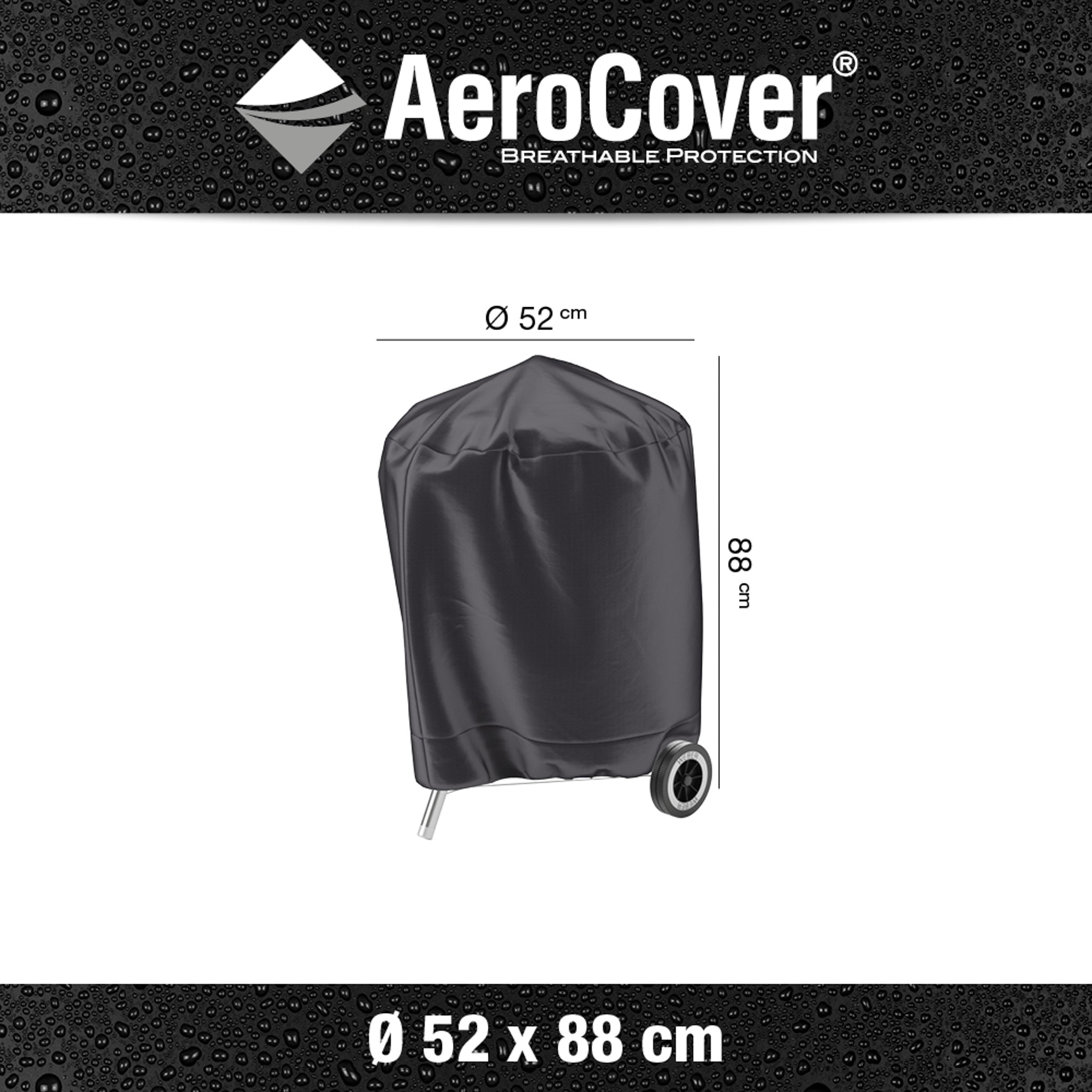 AeroCover - Barbecue Kettle Round Cover 52 x 88cm high