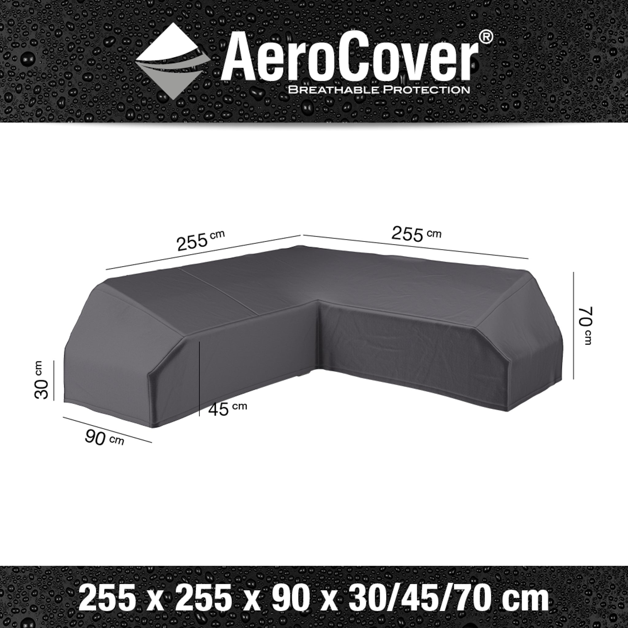 AeroCover - Platform Cover 255x255x90xH30/45/70cm high