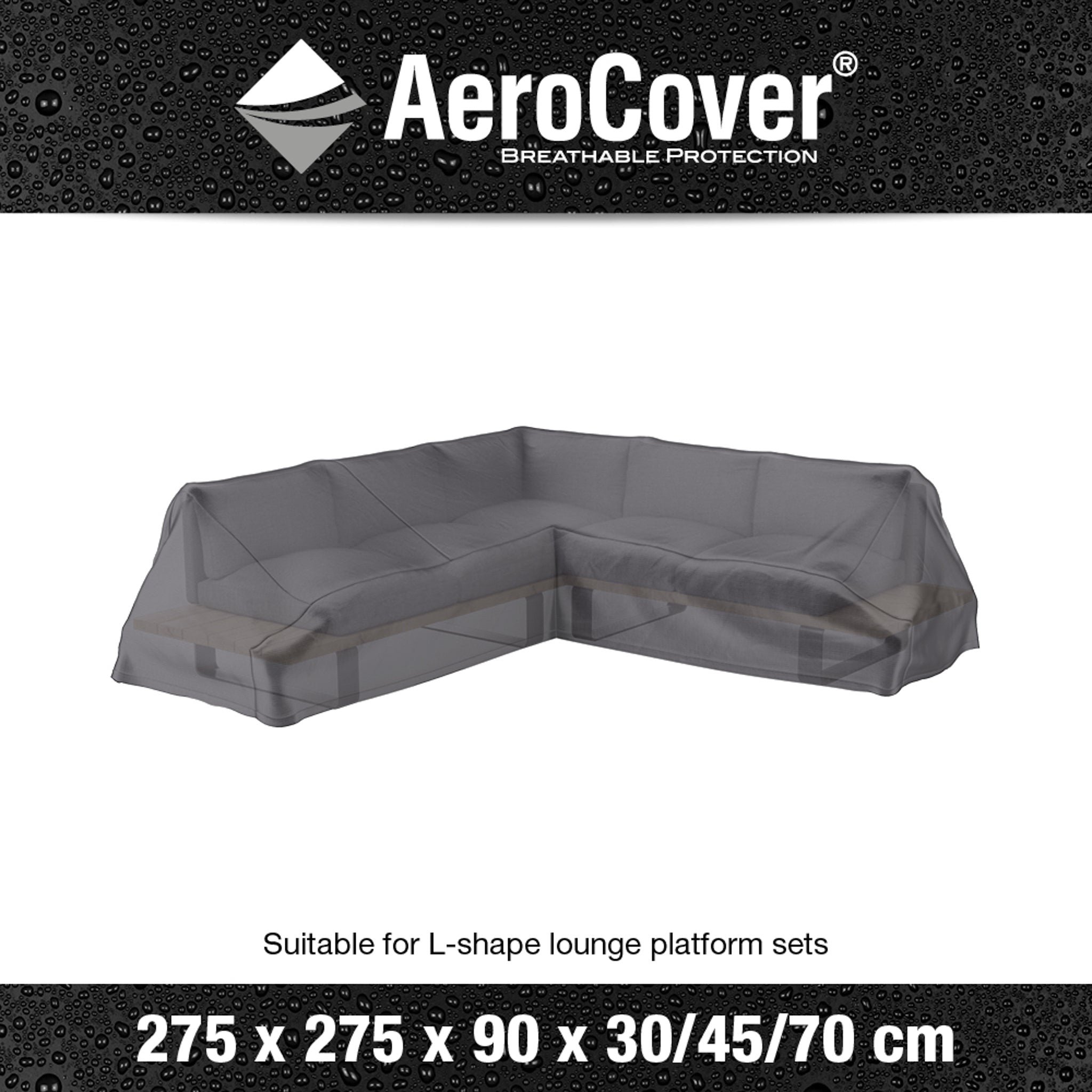 AeroCover - Platform Cover 275x275x90xH30/45/70cm high