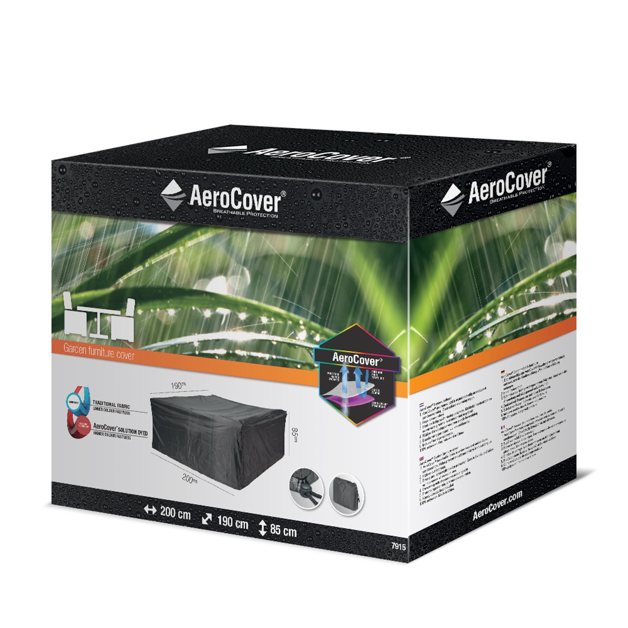AeroCover - Garden Bench Cover 200 x 190 x 85cm high