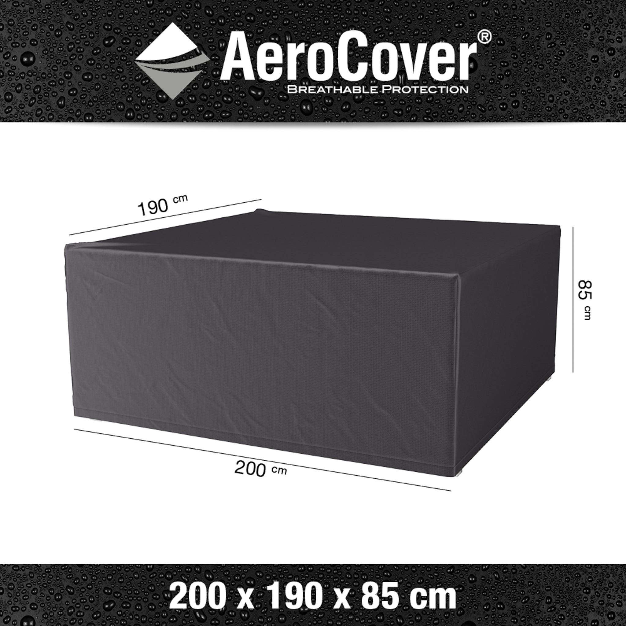 AeroCover - Garden Bench Cover 200 x 190 x 85cm high