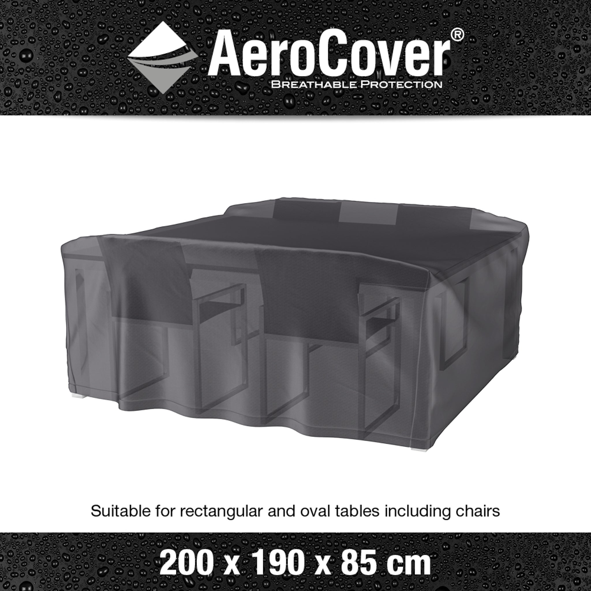 AeroCover - Garden Bench Cover 200 x 190 x 85cm high
