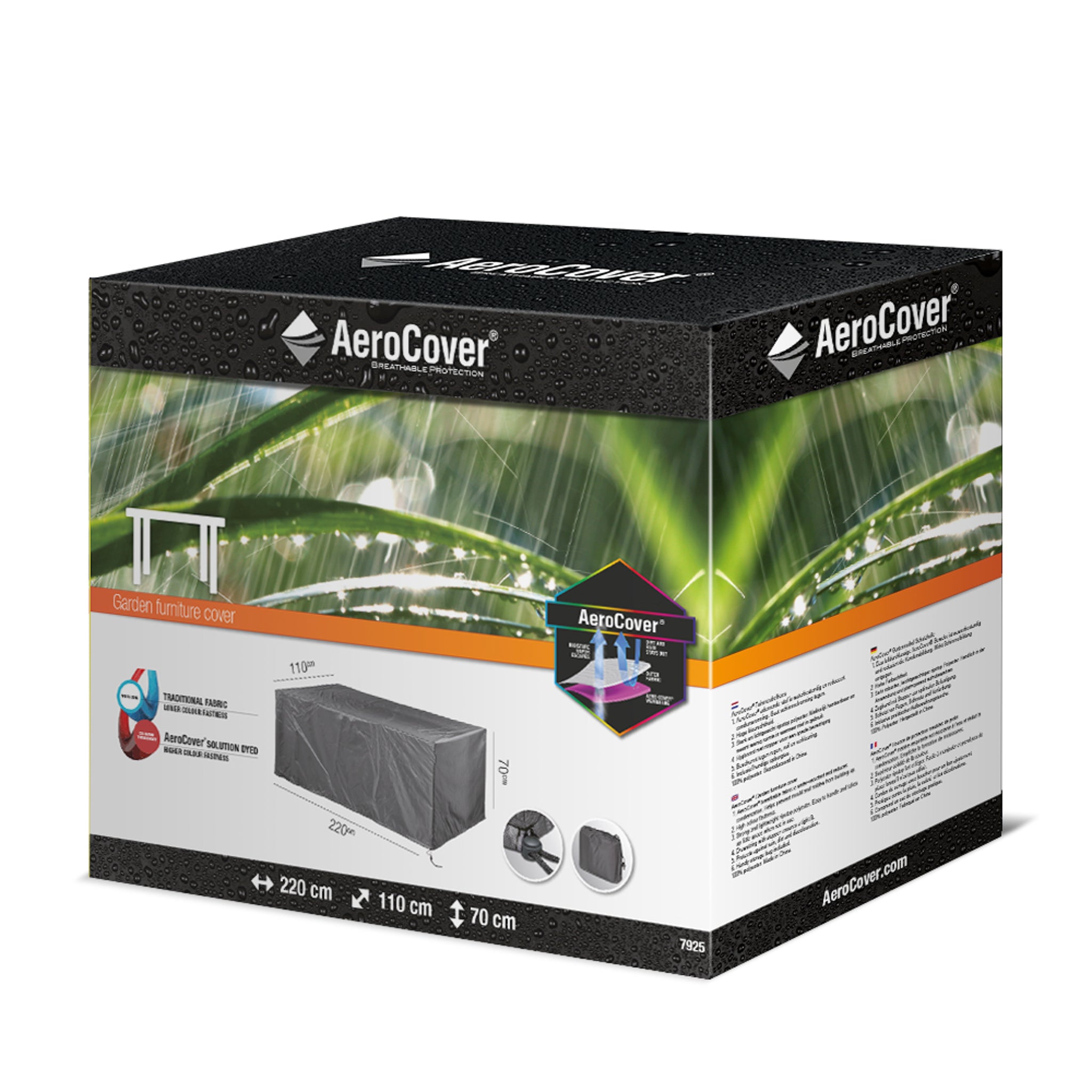 AeroCover - Table Cover 220x110x70cm high