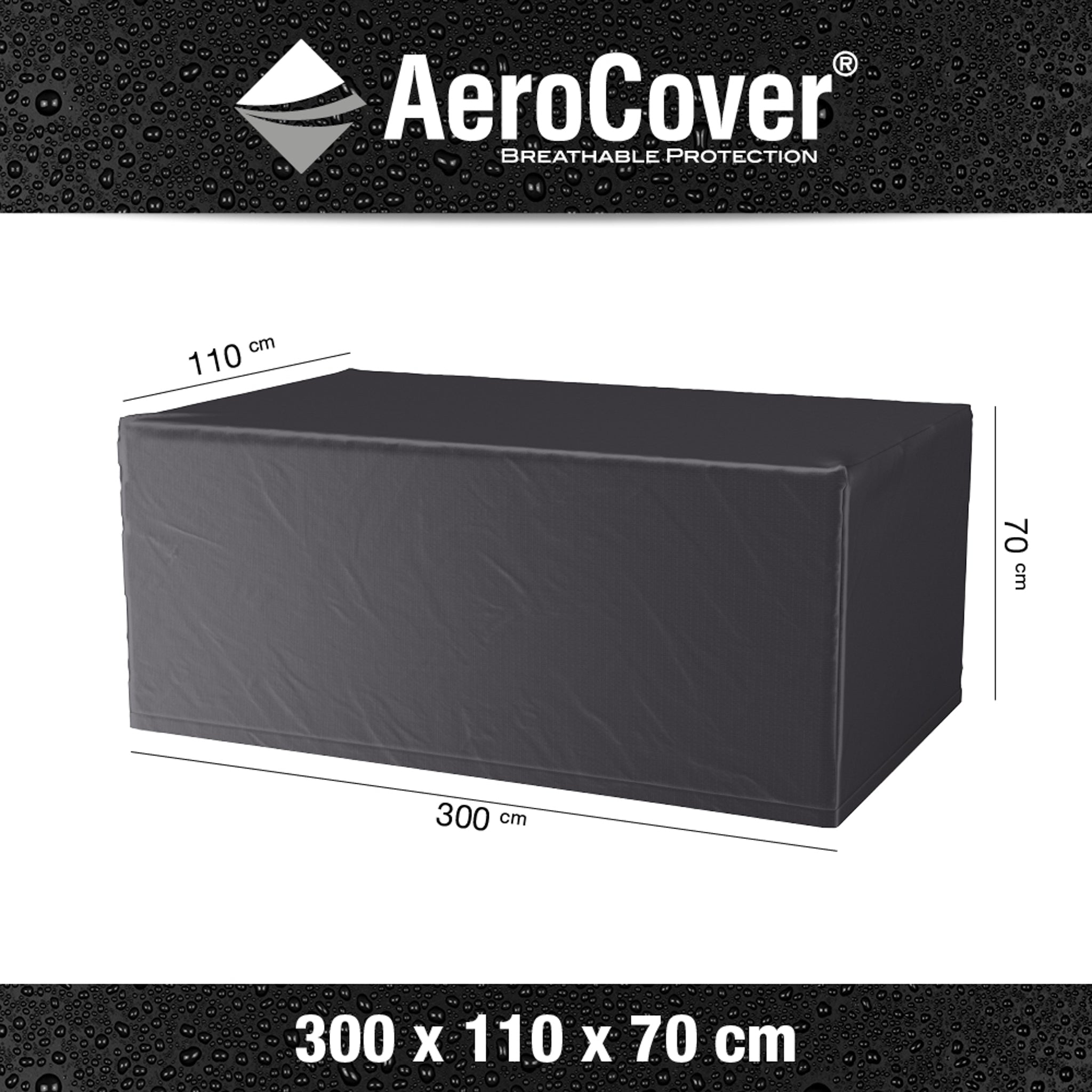 AeroCover - Table Cover 300x110x70cm high