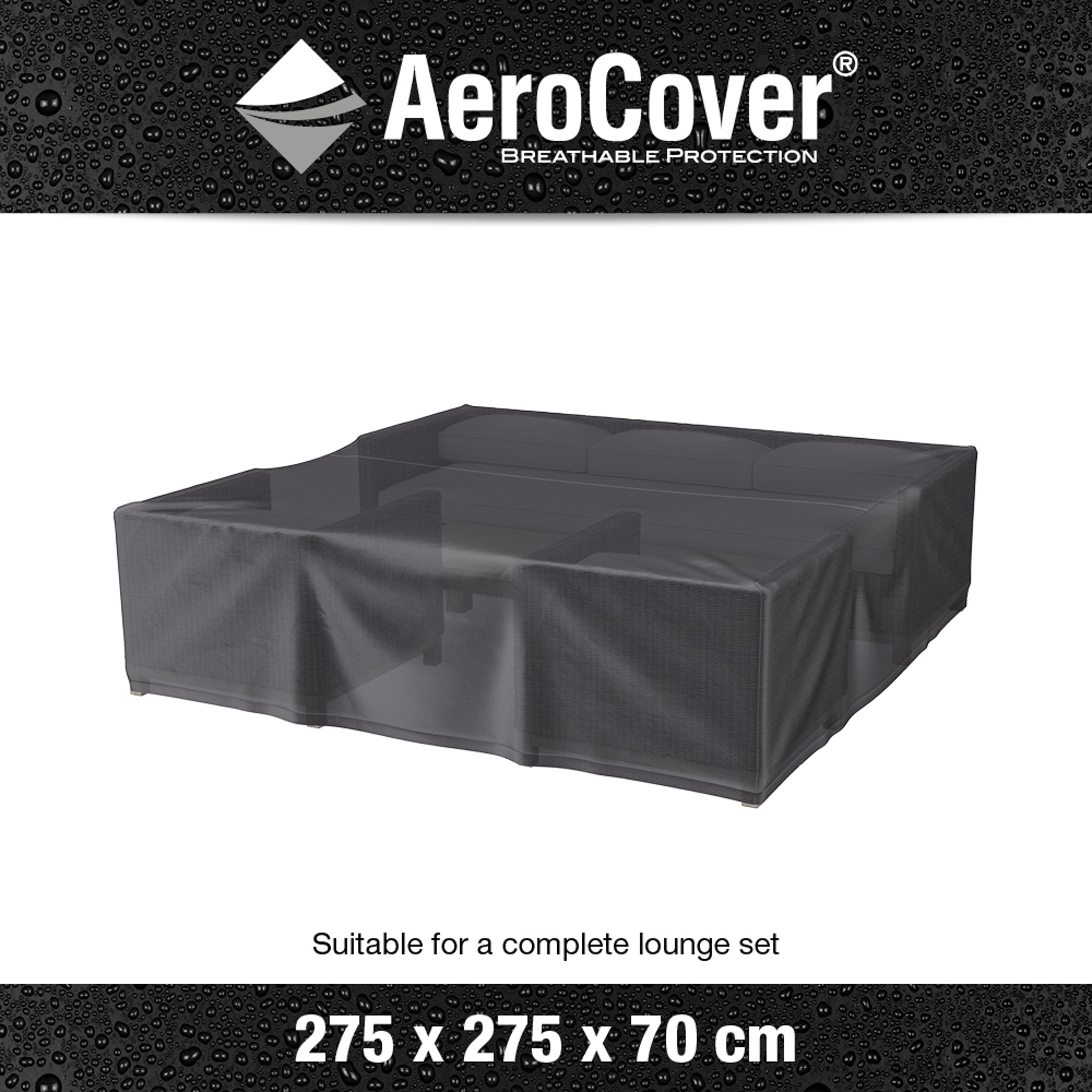 AeroCover - Square Lounge Set Cover 275 x 275 x 70cm high