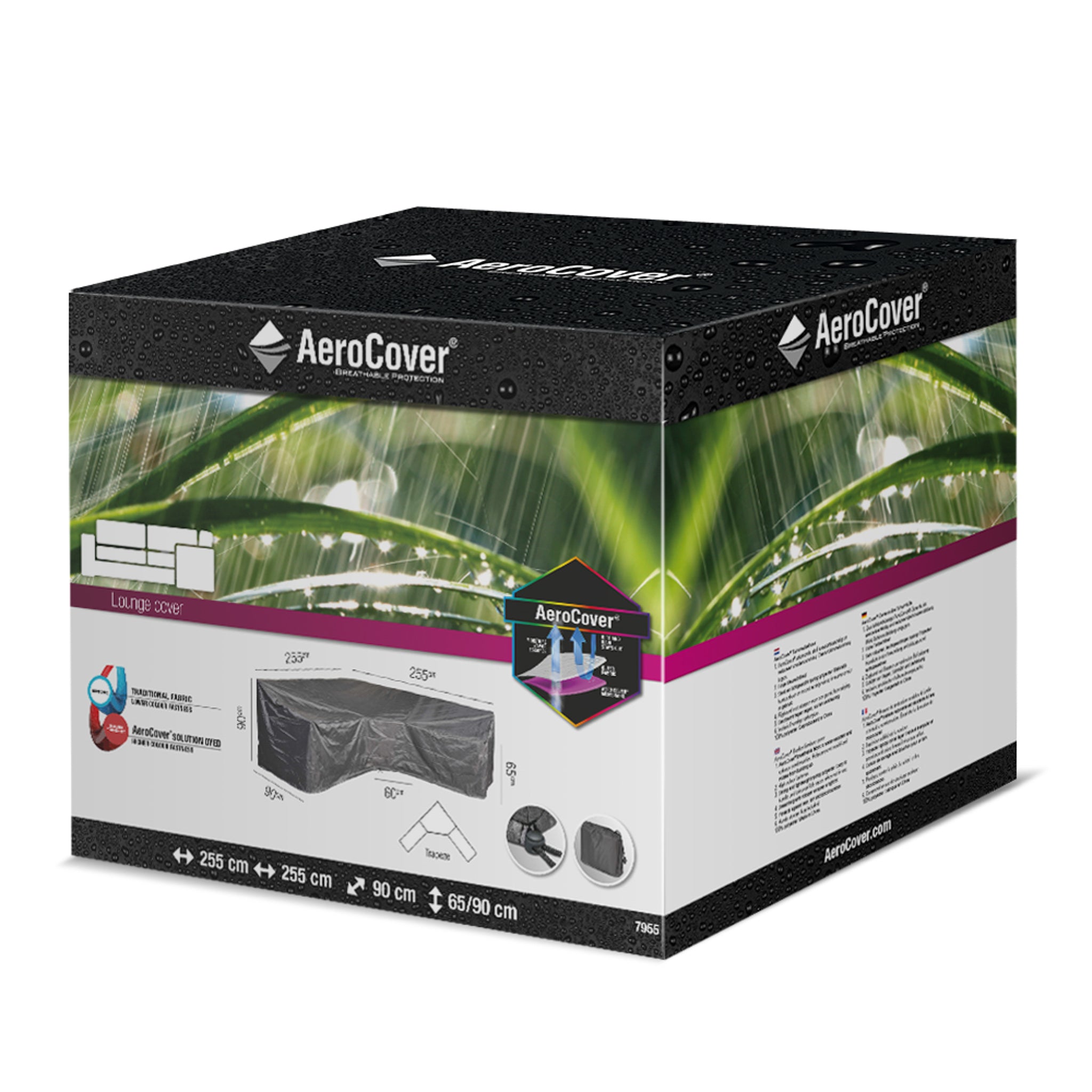 AeroCover - Trapeeze Lounge Set Cover 255 x 255 x 90 x 65 x 90cm