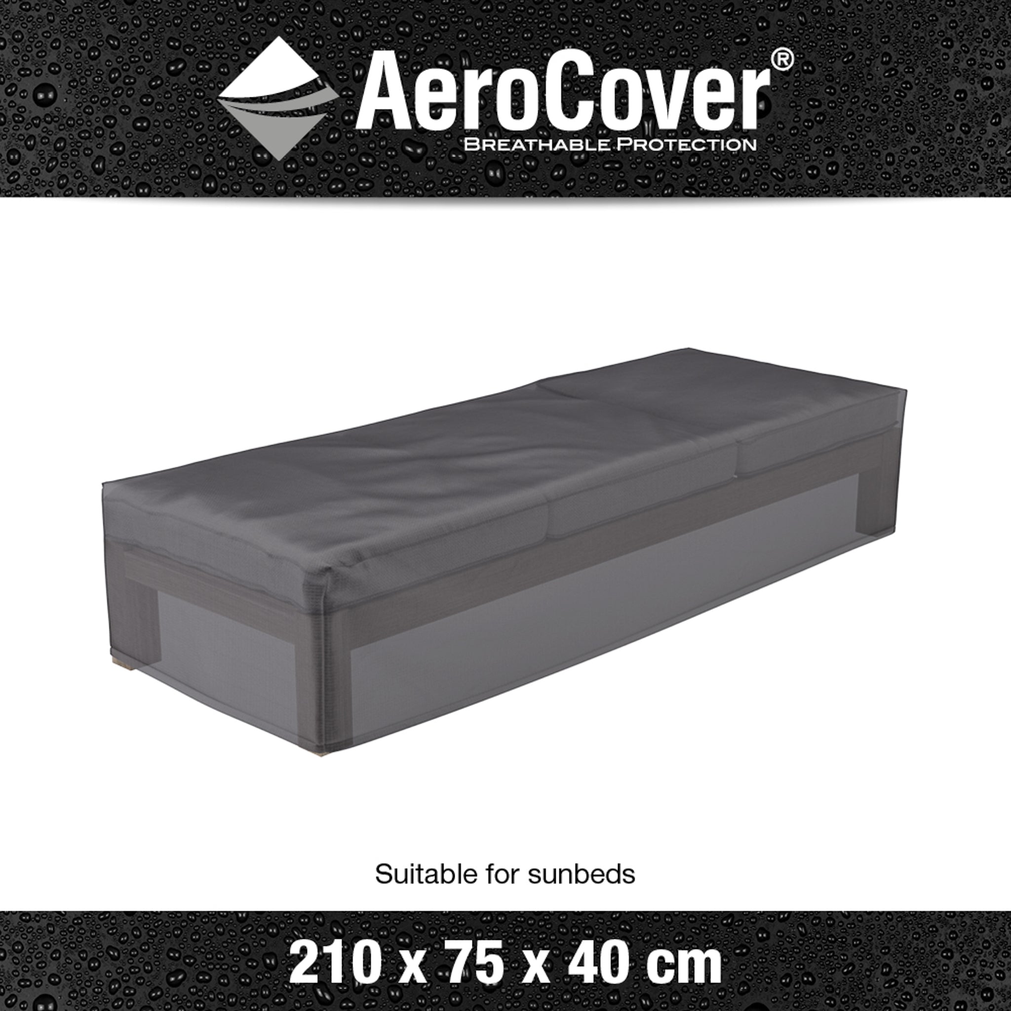 AeroCover - Loungebed Cover 210x75x40cm high