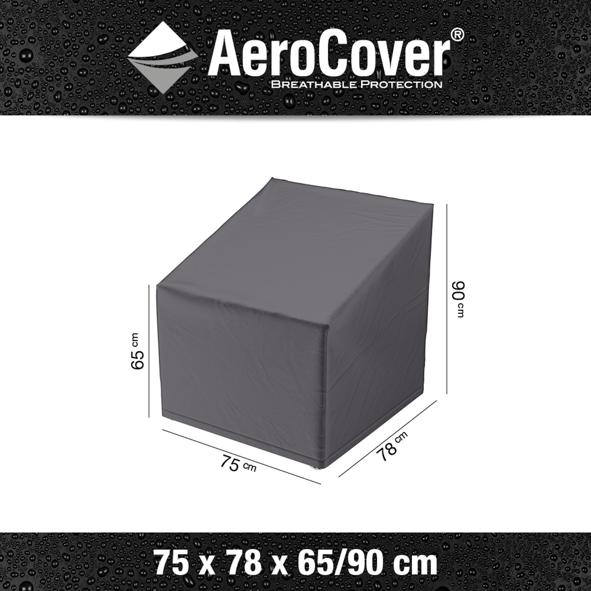 AeroCover - High Back Lounge Chair Cover 75x78x90cm