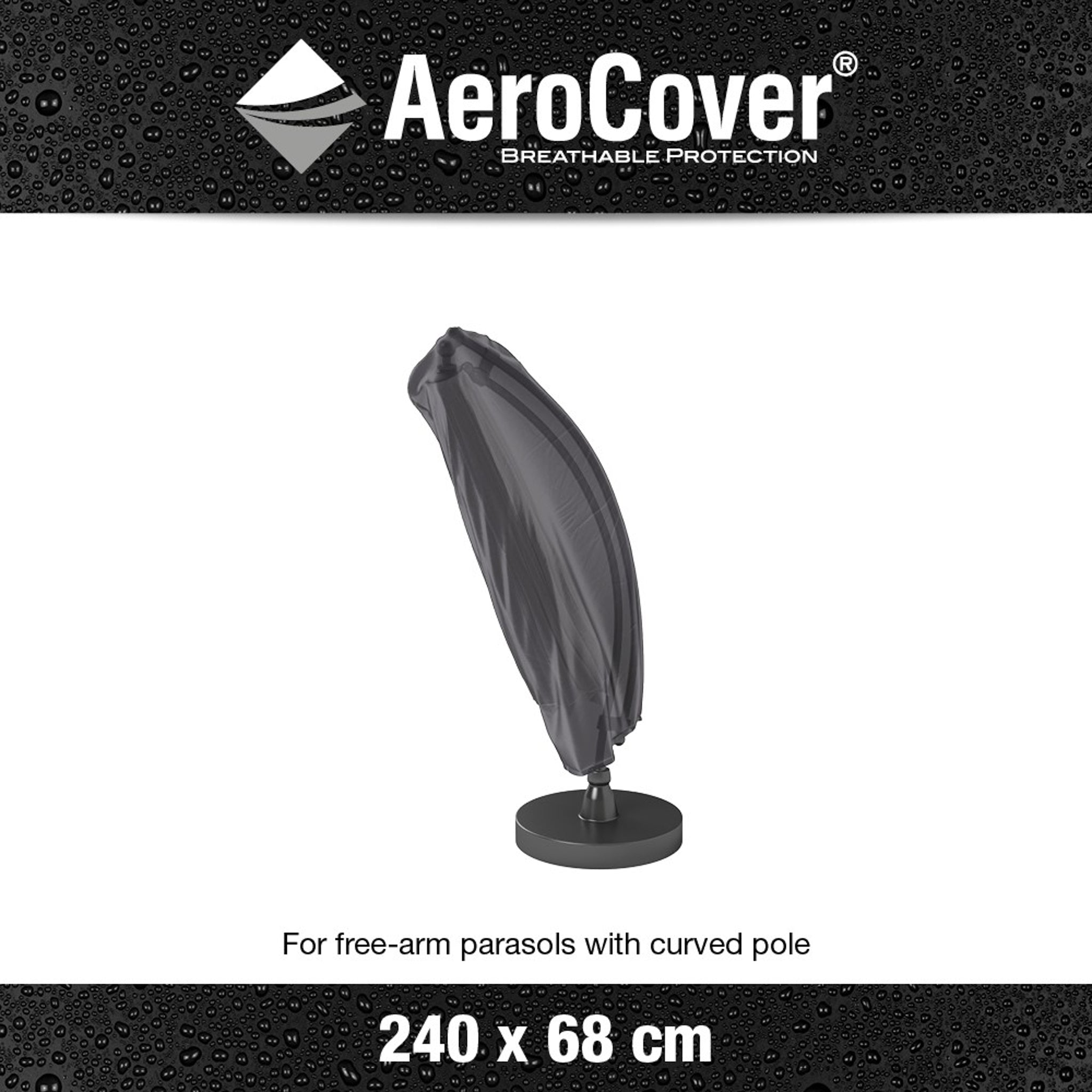 AeroCover - Free Arm Parasol Cover 240 x 68cm