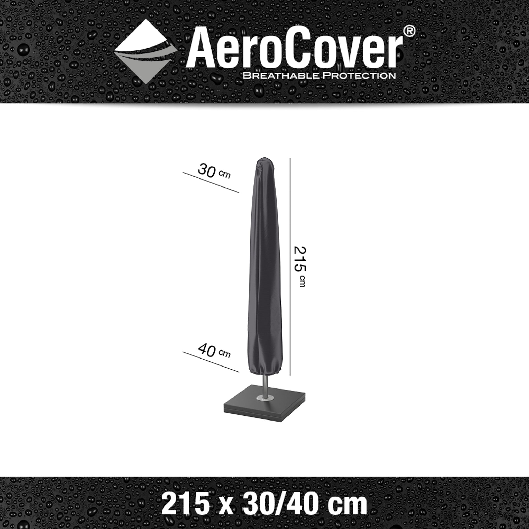 AeroCover - Parasol Cover 215 x 30/40cm