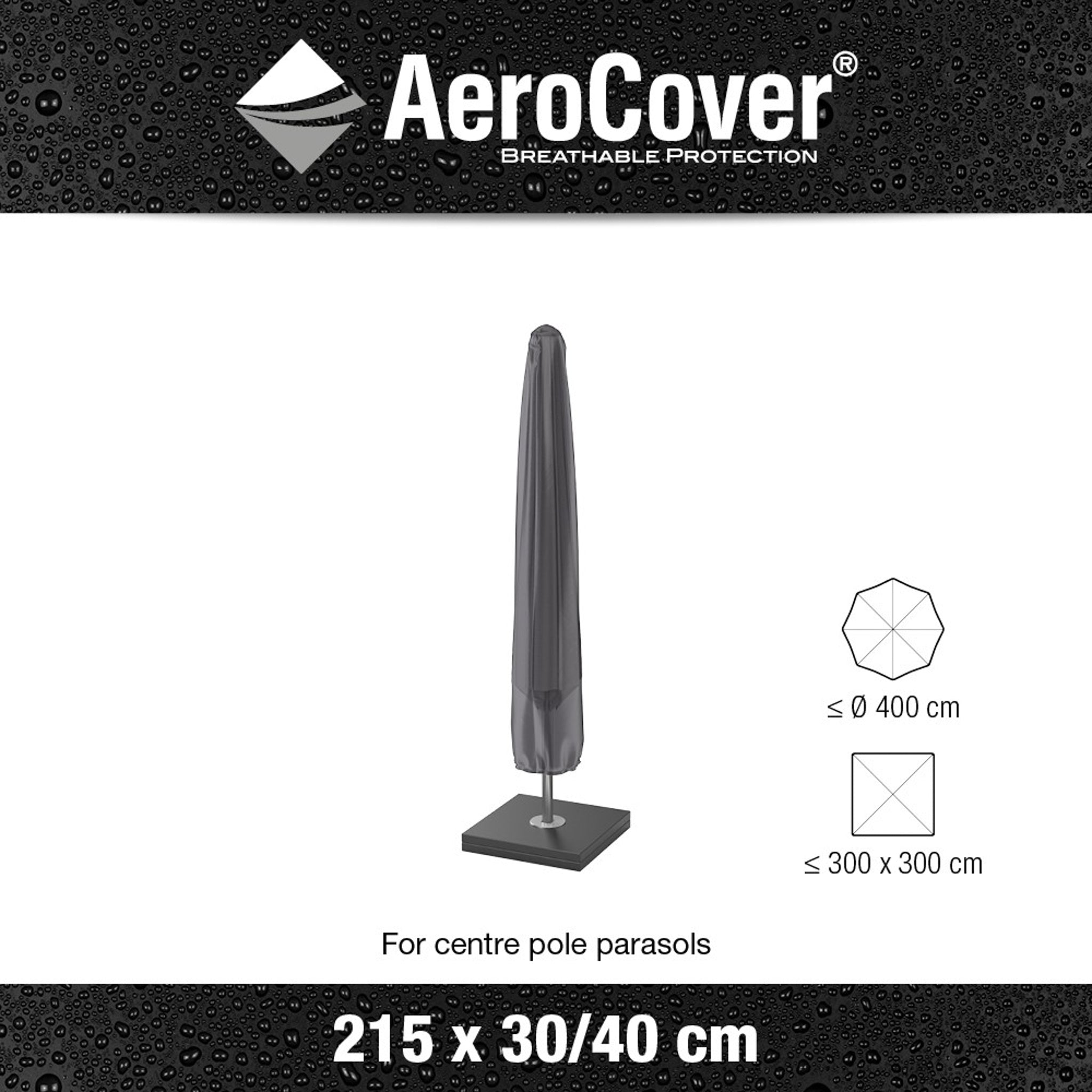 AeroCover - Parasol Cover 215 x 30/40cm