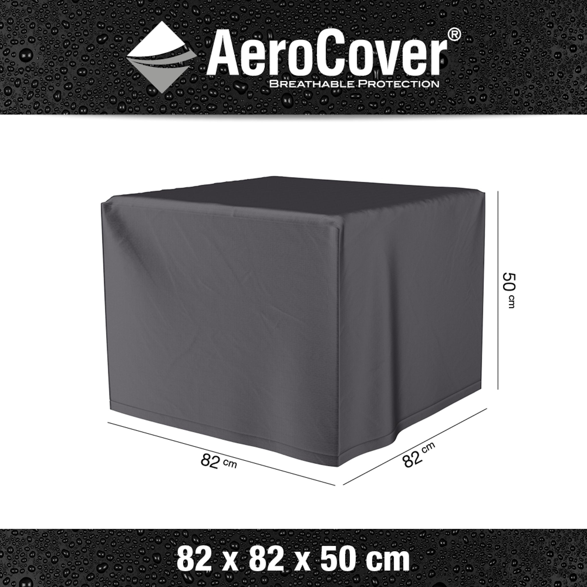 AeroCover - Firetable 82x82x50cm high