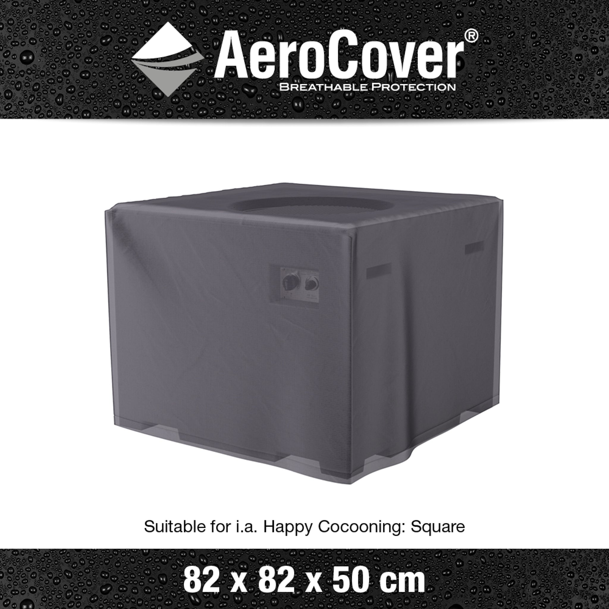 AeroCover - Firetable 82x82x50cm high