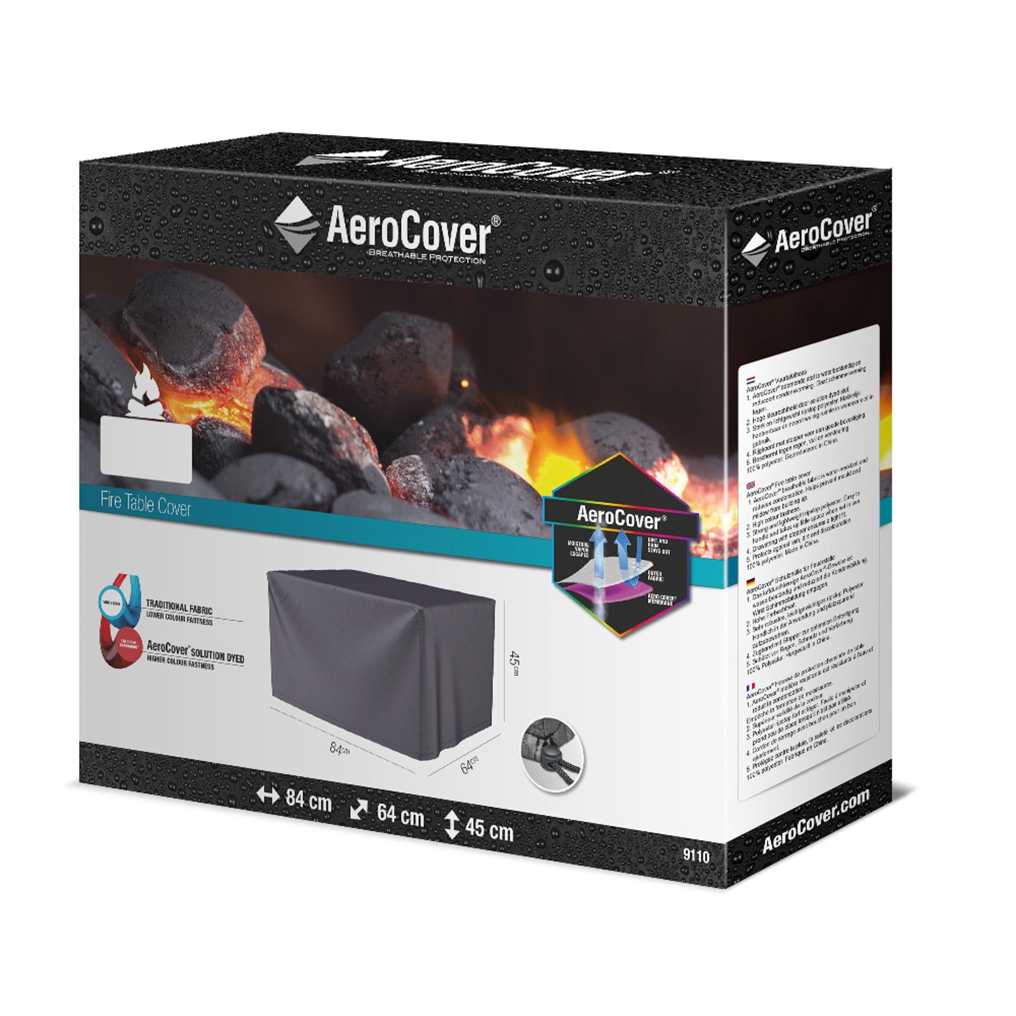 AeroCover - Firetable 84x64x45cm high