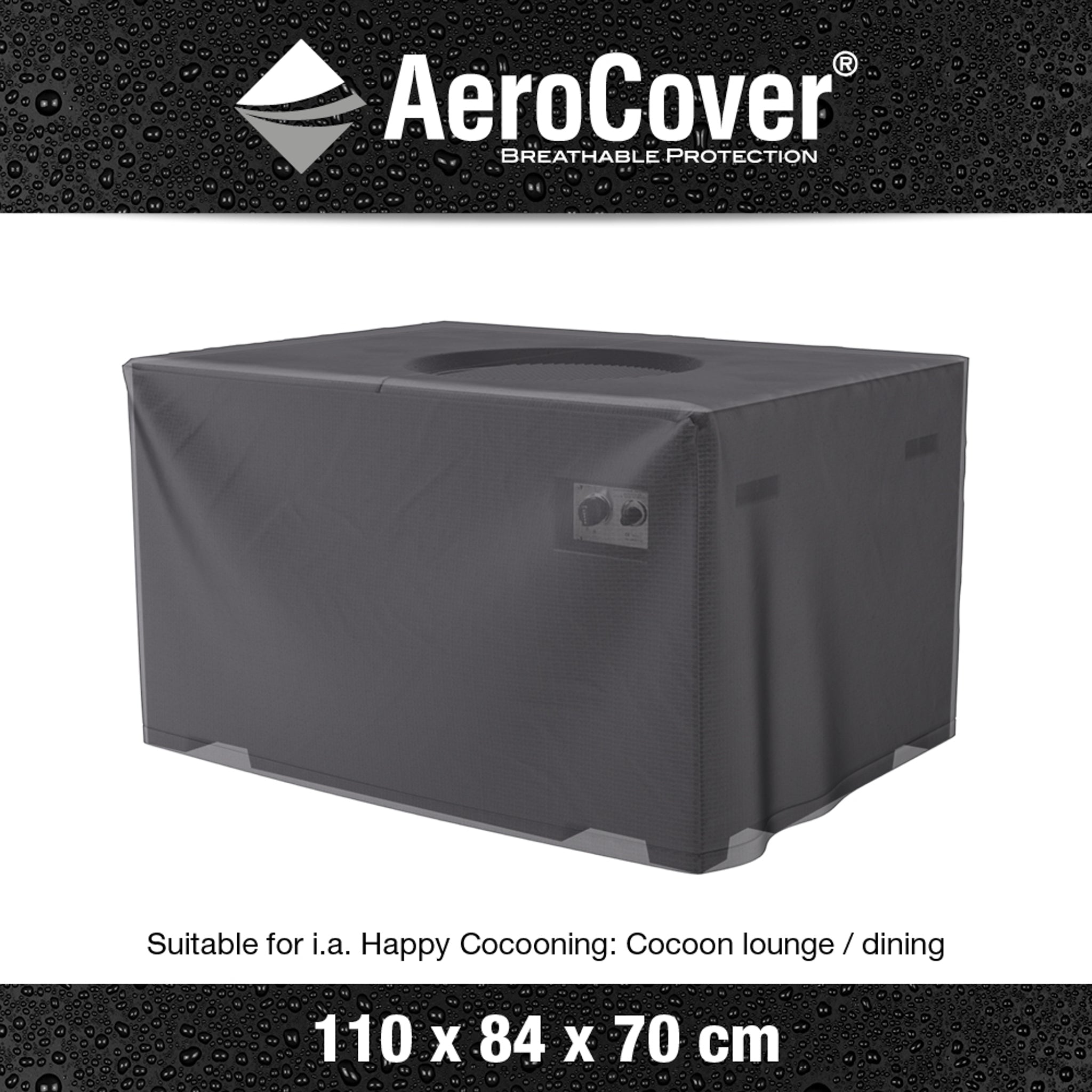 AeroCover - Firetable 110x84x70cm high