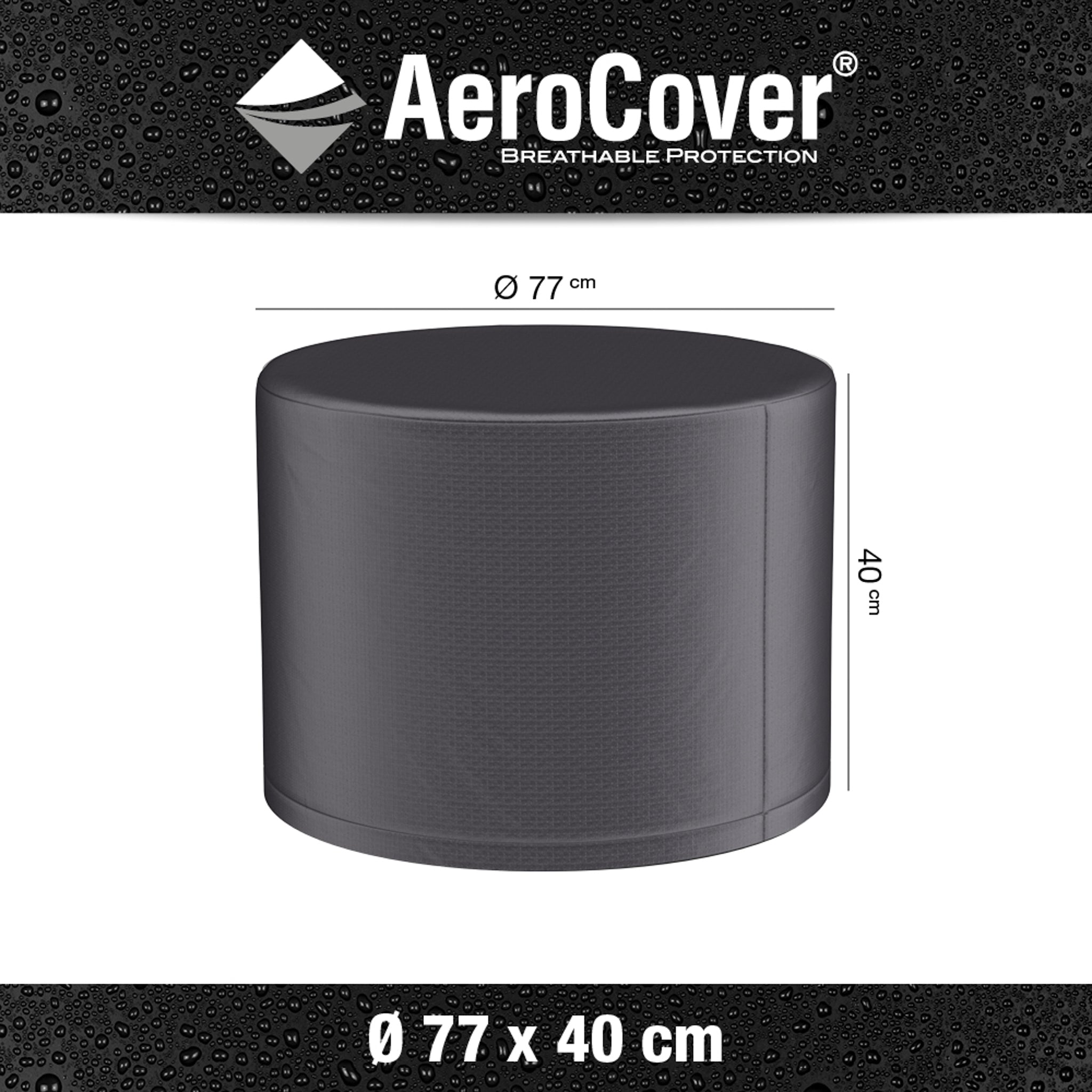 AeroCover - Firetable Round 77x40cm high