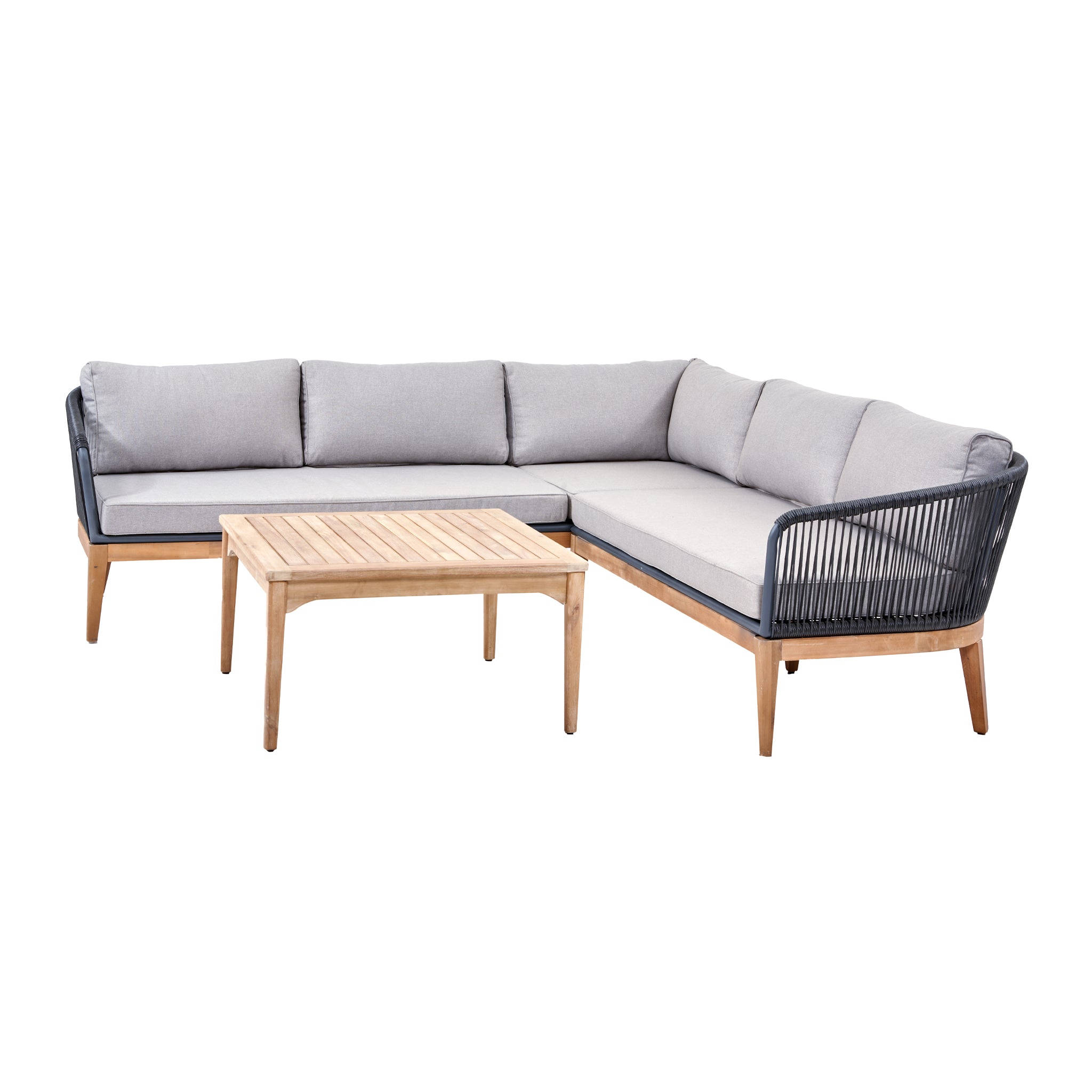 Honolulu Corner Set in Grey