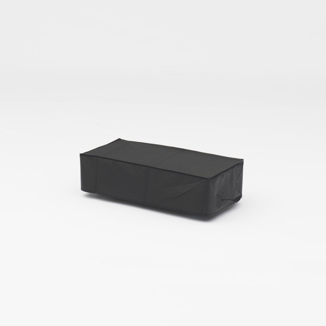 A black rectangular Winter Cover for the Harbour Lifestyle Panama Luxury Outdoor Large Corner Set, set against a plain white background.
