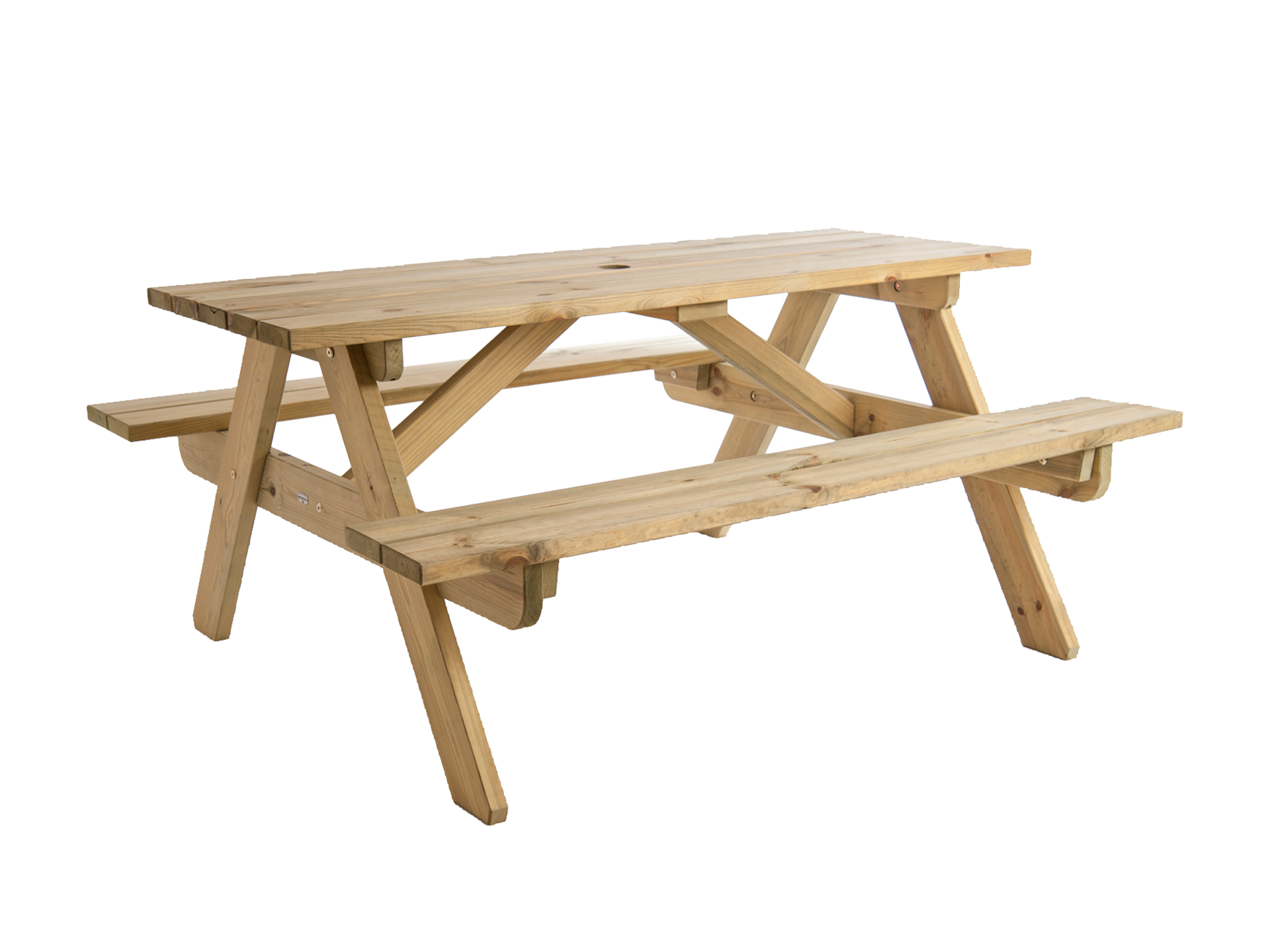 Pine Wood Woburn Picnic Table - 5ft