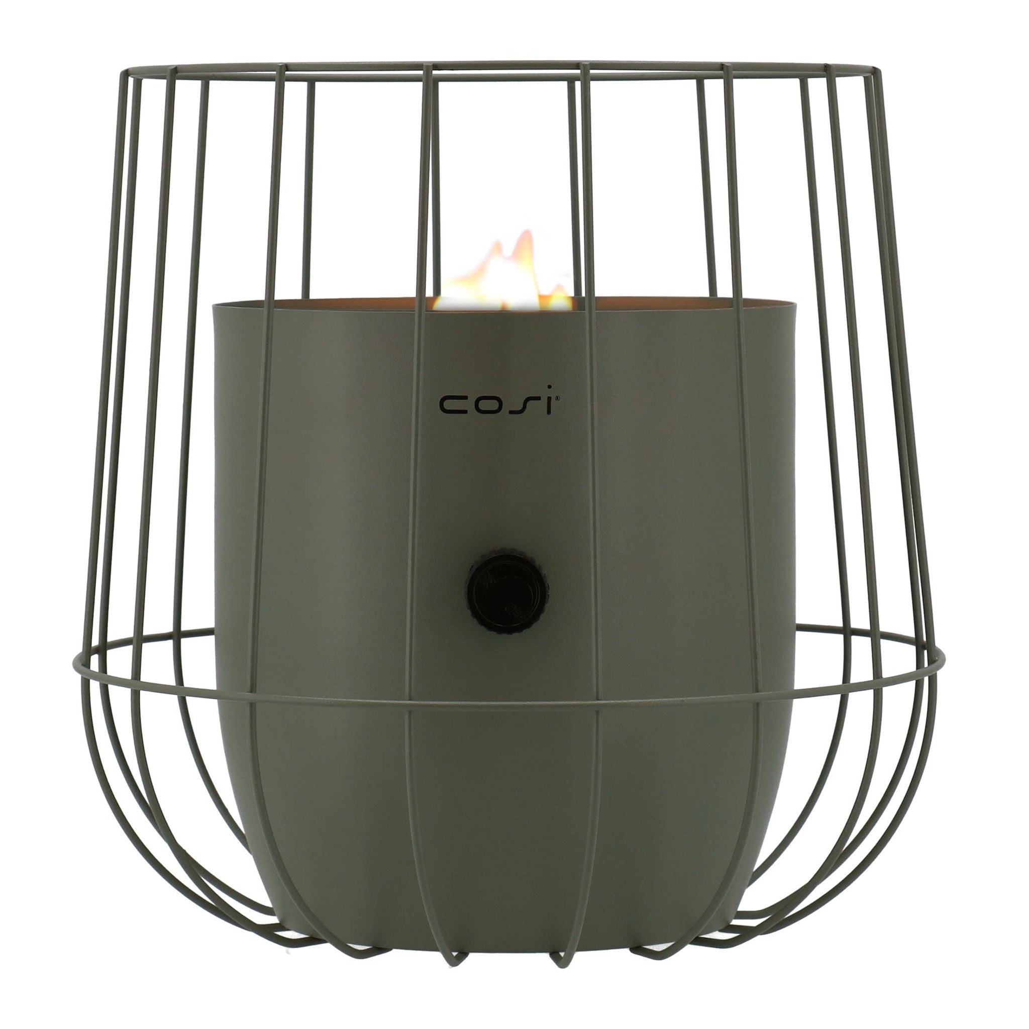 Cosiscoop Basket Lantern in Olive