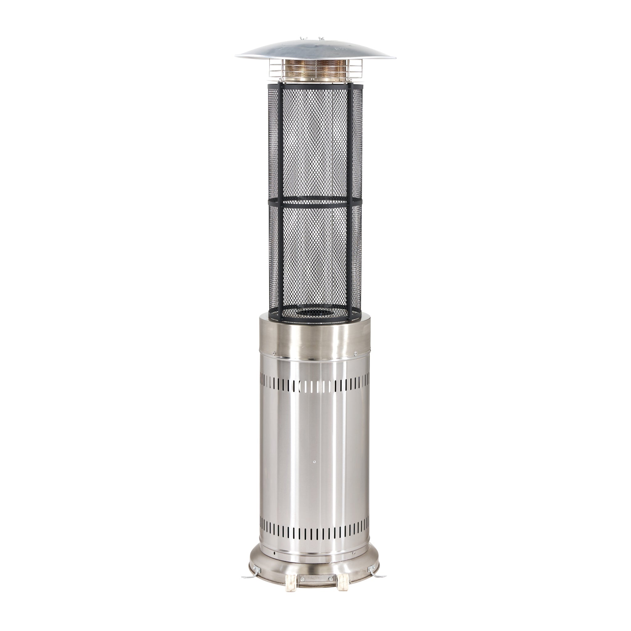 Cylinder Patio Heater in Stainless Steel