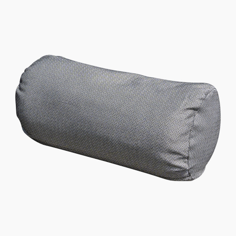 Agora Senda Ceniza Large Round Bolster Floor Cushion - 72cm x 35cm