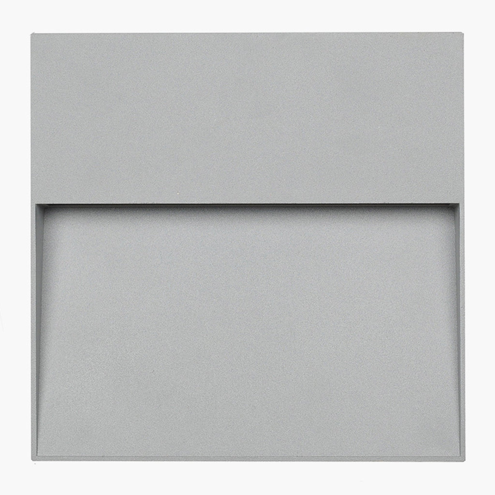 Elysium Grey Square Diffused Outdoor Wall Light