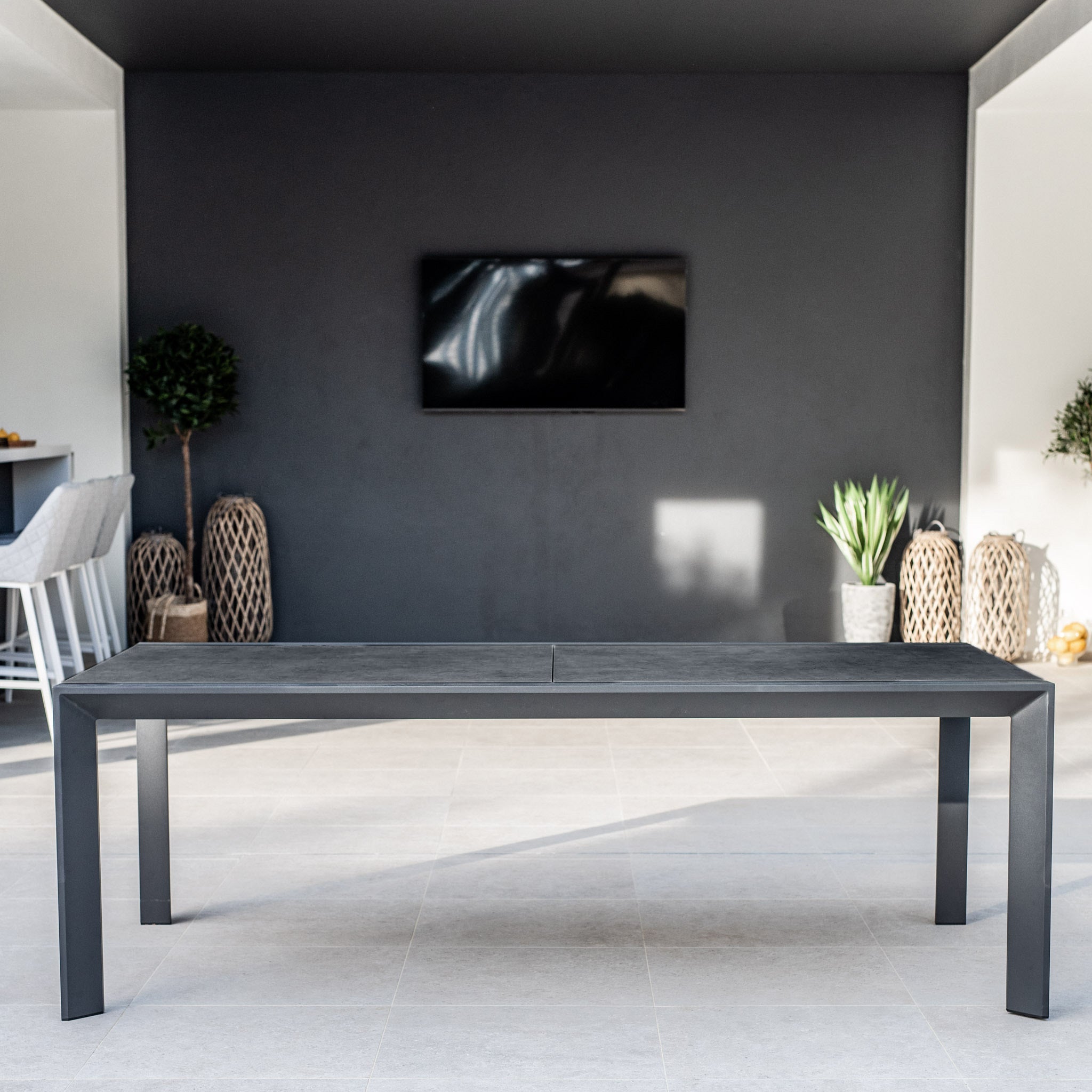 Pier Extending Dining Table with Ceramic Top