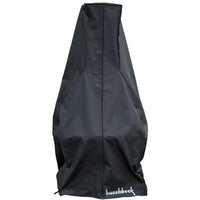 The Buschbeck Masonry Barbecue Full Cover is a tall black cover with "buschbeck" printed at the bottom front, designed to neatly protect your upright barbecue.