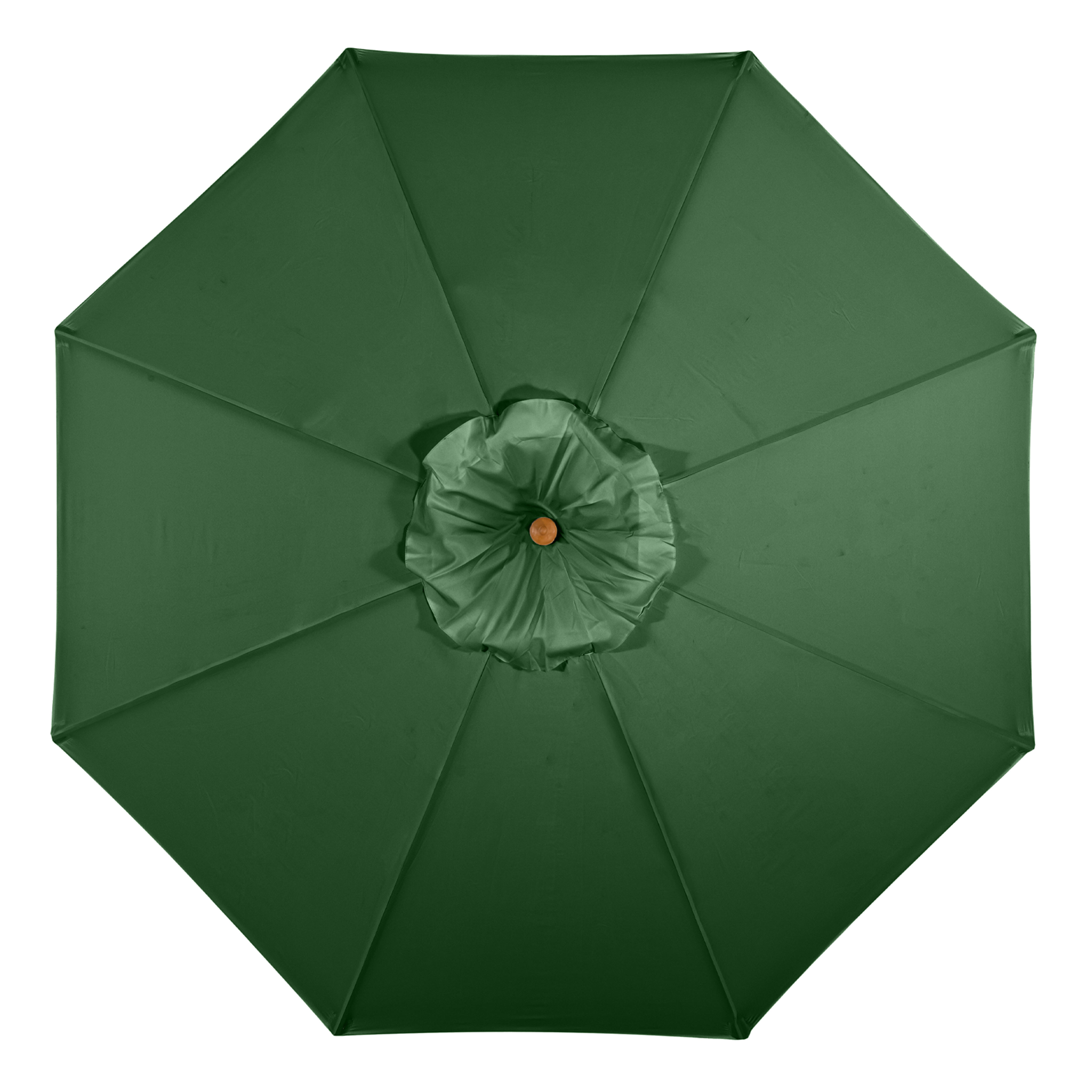 Kratos 3m Round Wooden Parasol in Green