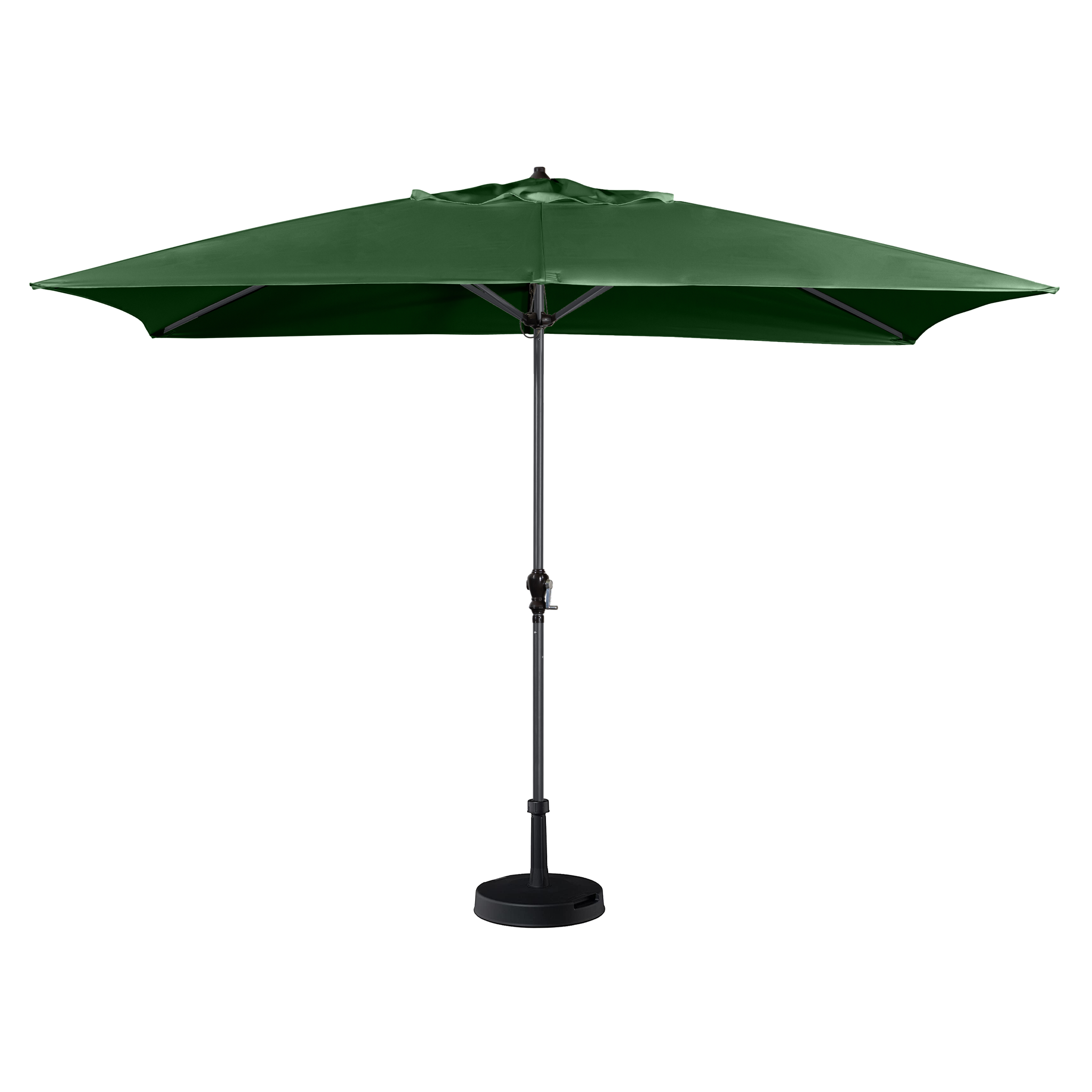 Triton 3m x 2m Rectangular Aluminium Parasol in Green