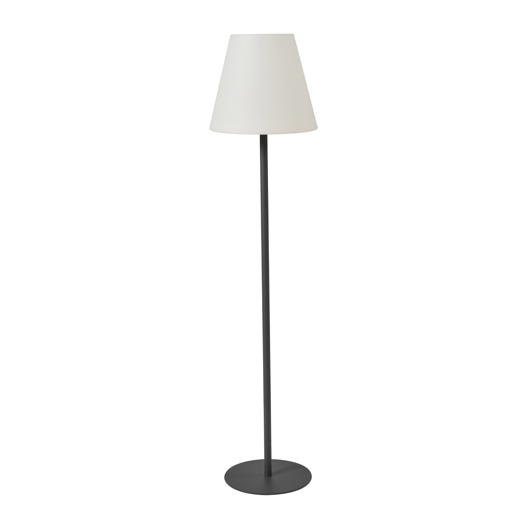 Grey Metal Outdoor & Indoor Floor Lamp