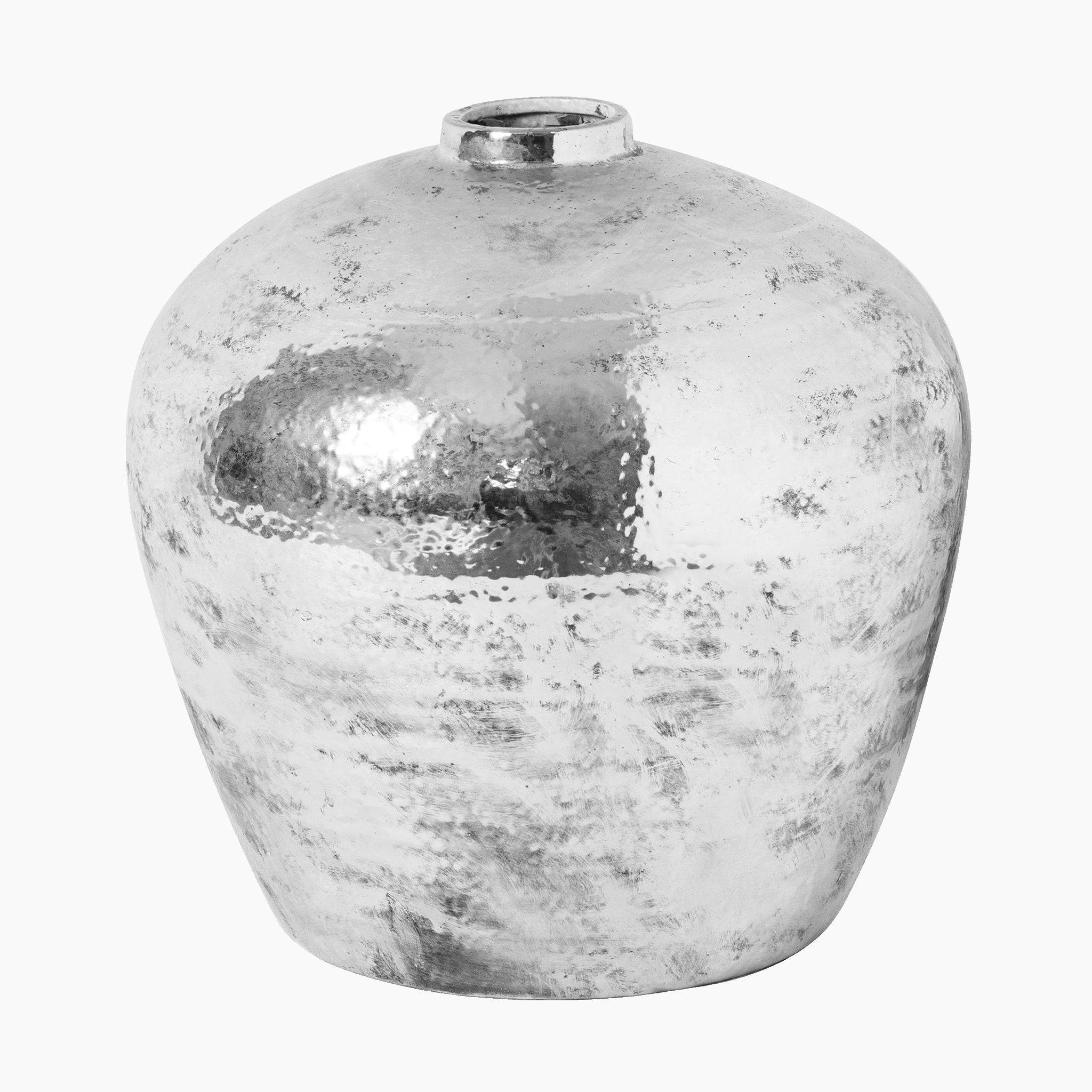 Hammered Silver Astral Vase