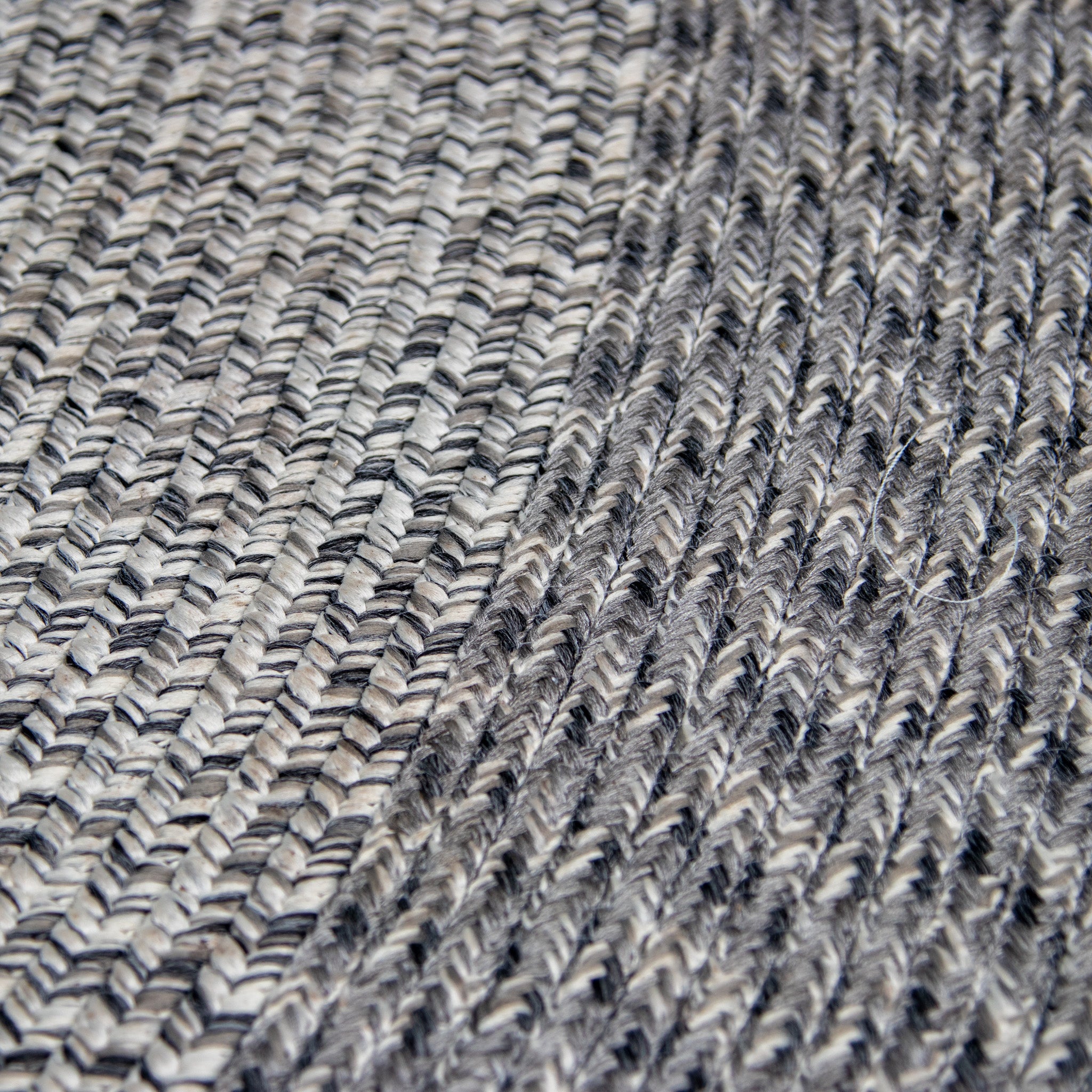 Athena 270cm Round Weatherproof Indoor and Outdoor Rug in Shale Grey