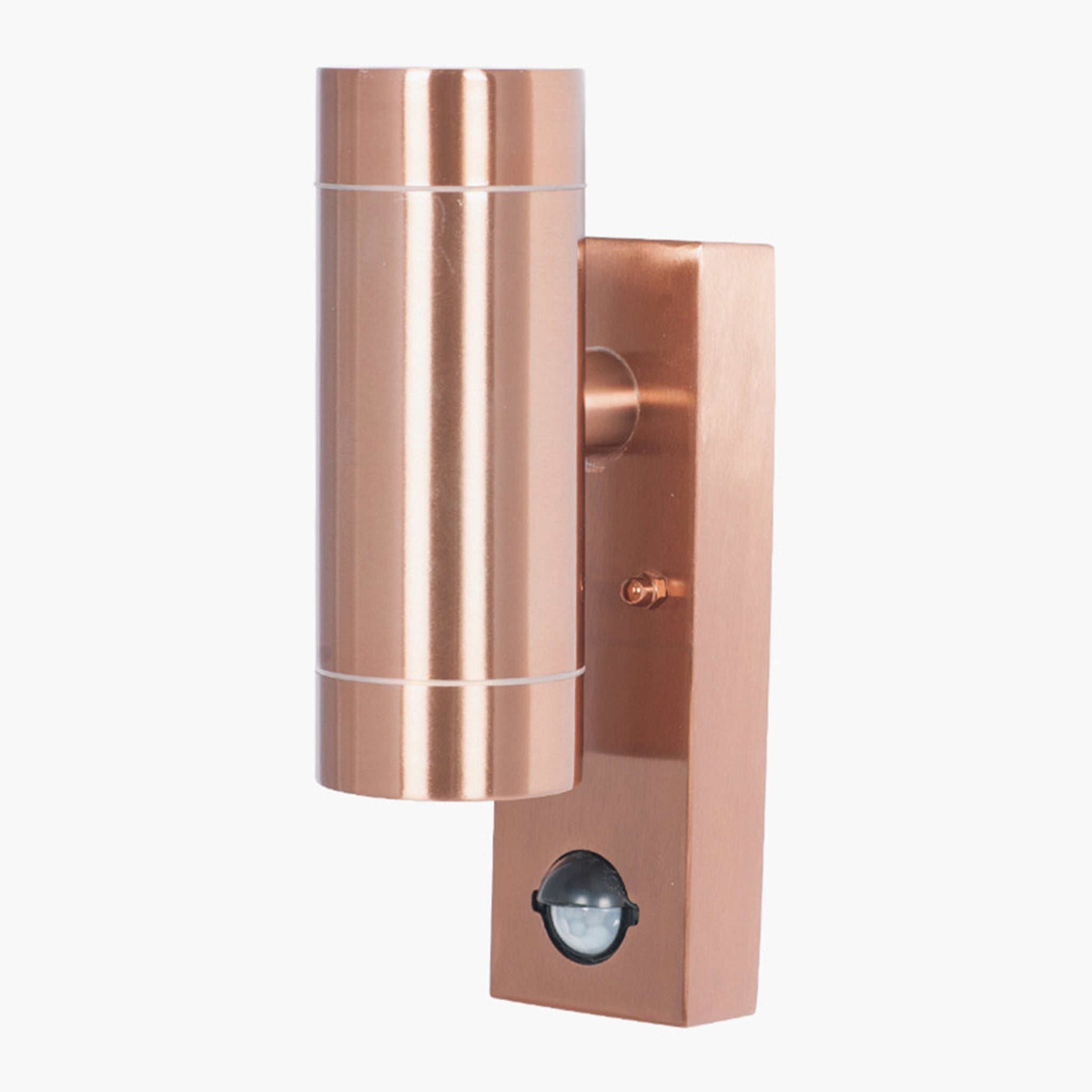 Lantana Metal Dual PIR Wall Light in Copper