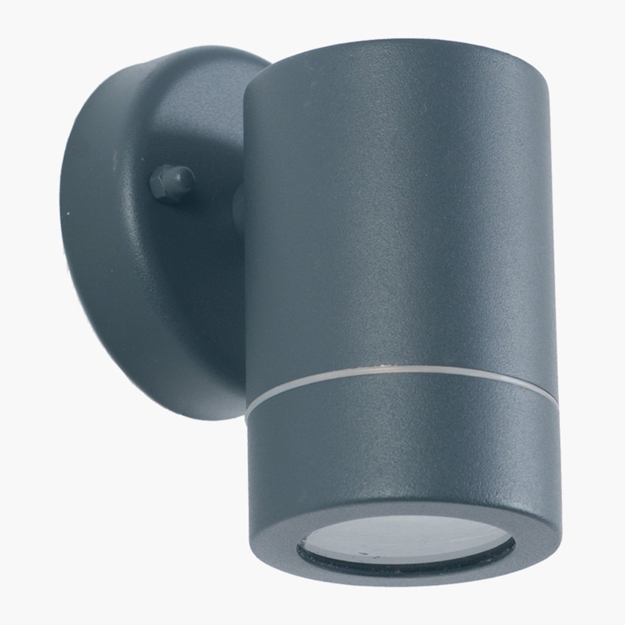 Lantana Metal Fixed Spot Wall Light in Dark Grey