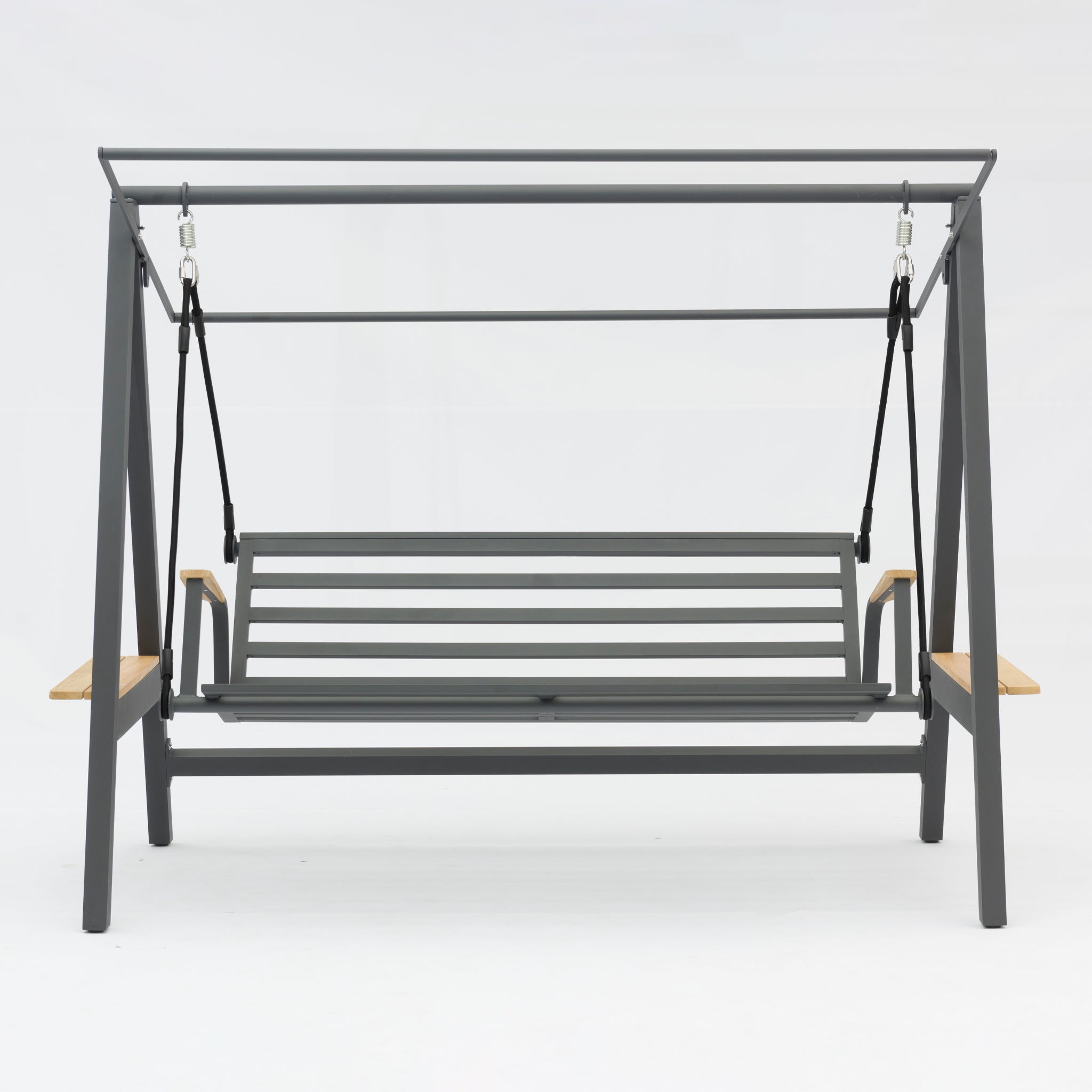 Lima Deluxe Aluminium Swing Seat in Washed Grey