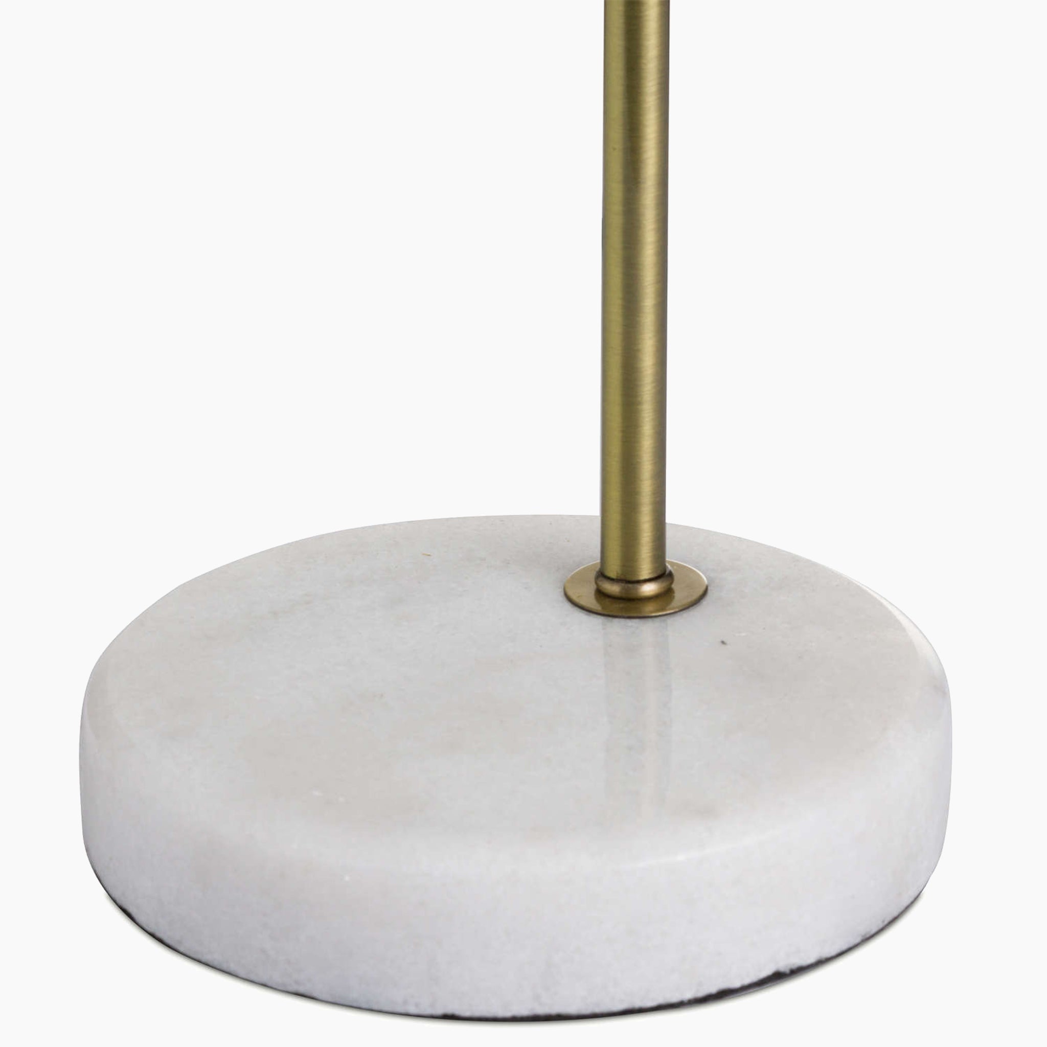 Marble And Brass Industrial Desk Lamp