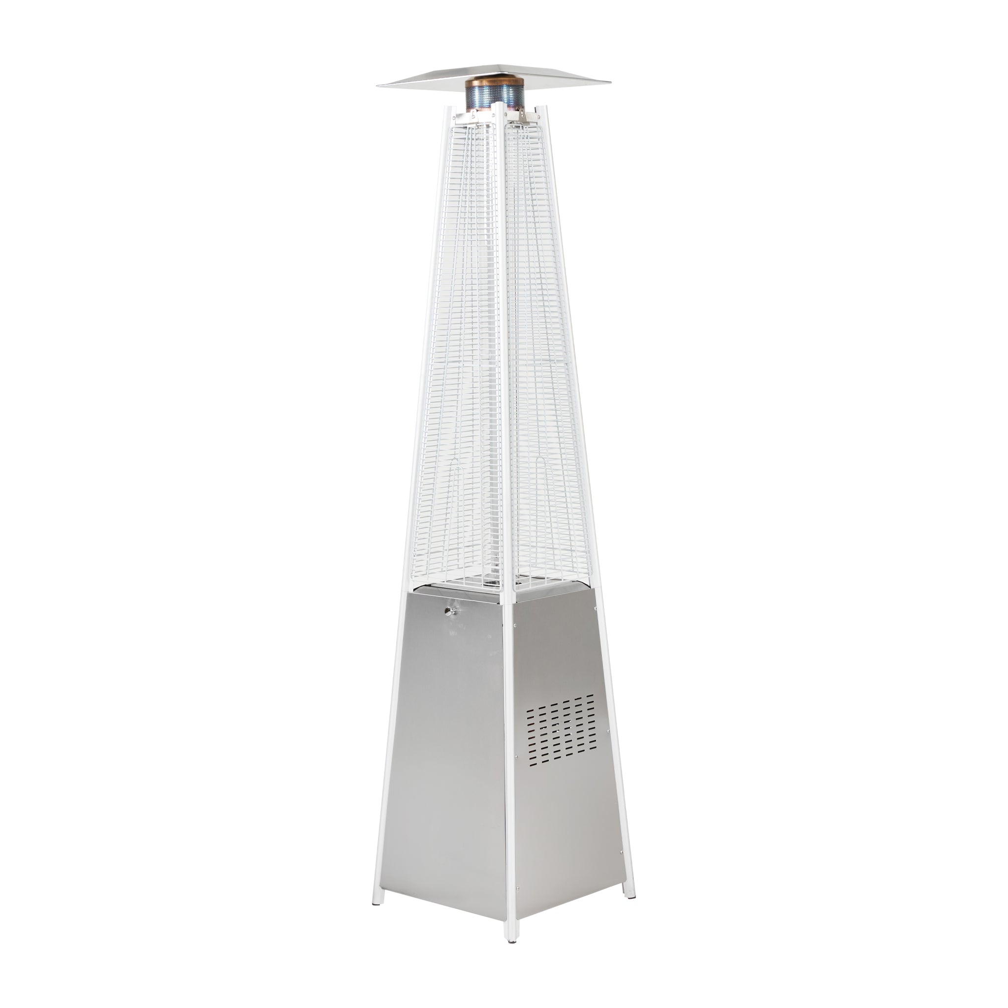 Quadrilateral Patio Heater in Stainless Steel