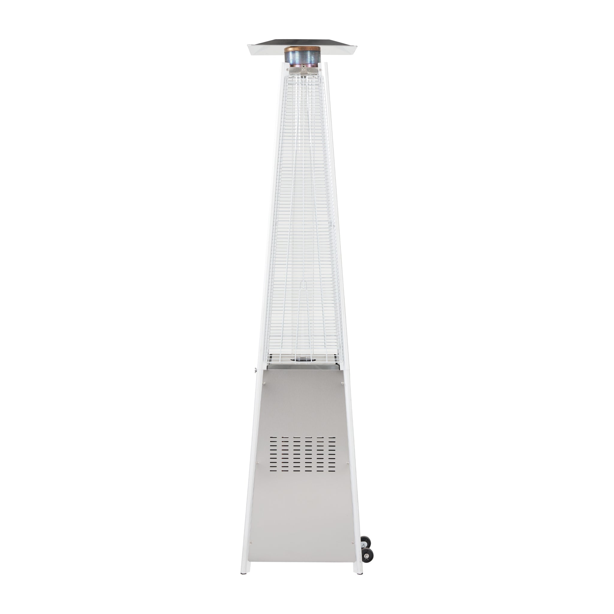 Quadrilateral Patio Heater in Stainless Steel