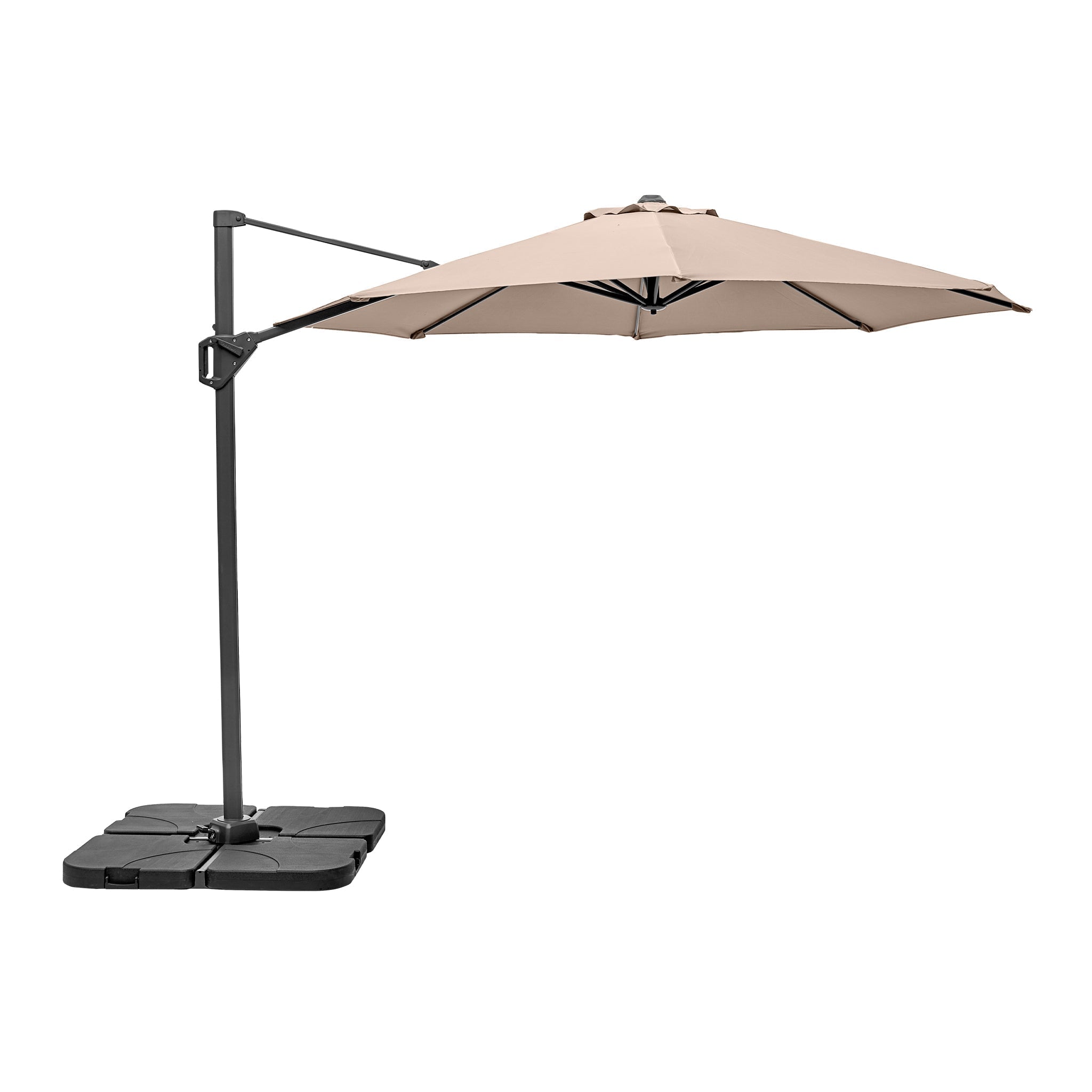 Voyager T1 3m Round Parasol in Taupe
