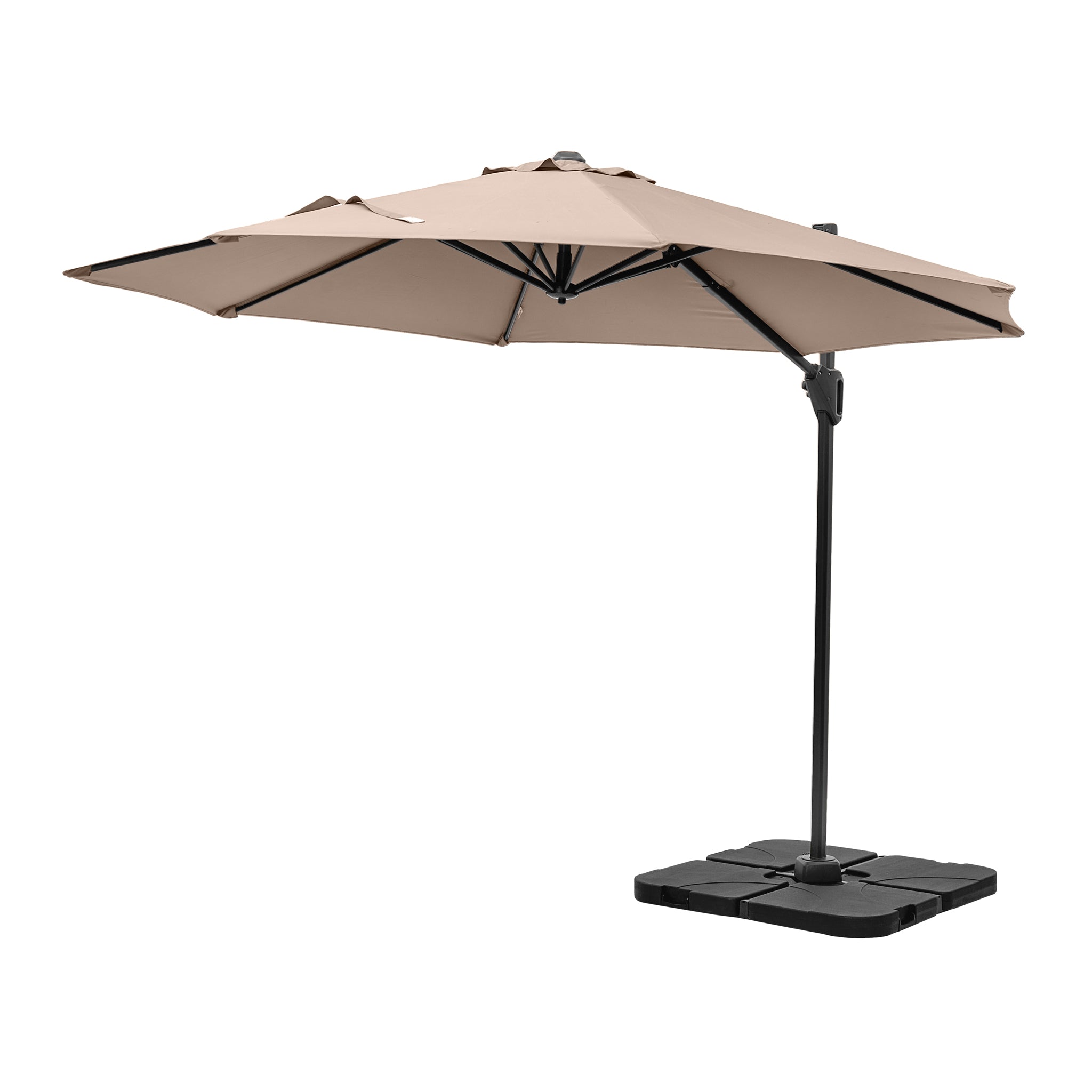 Voyager T1 3m Round Parasol in Taupe