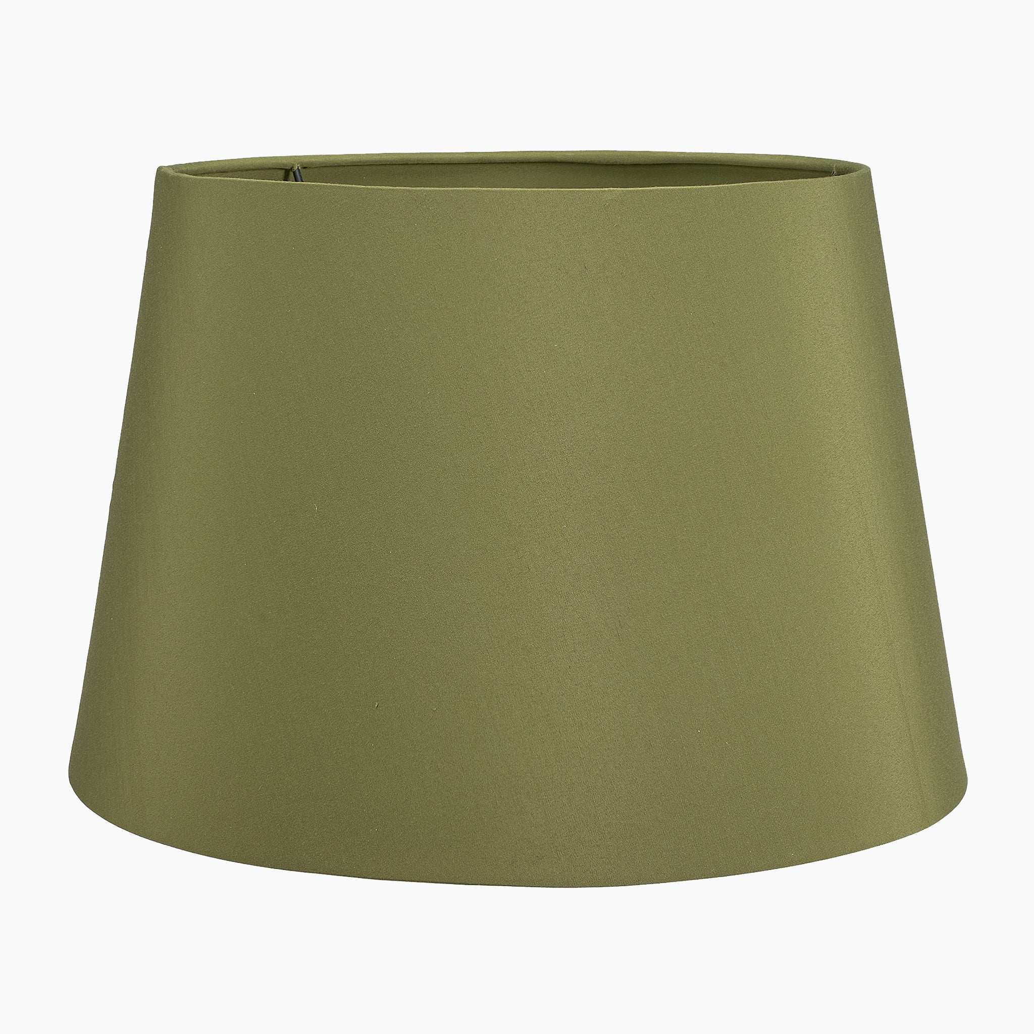 The Pacific Lifestyle - Adelaide 40cm Sage Tapered Poly Cotton Shade adds an elegant touch against a white background.
