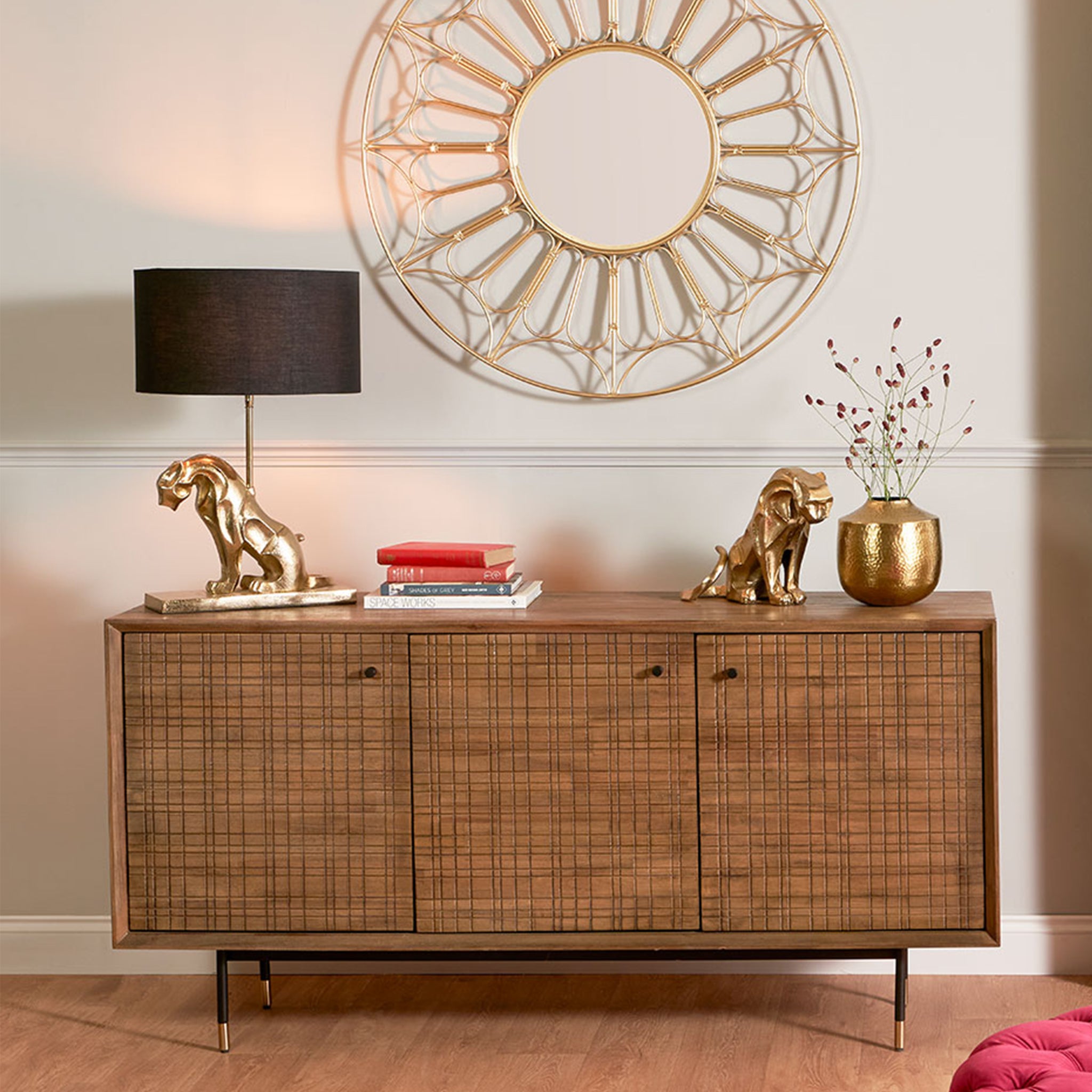 Arte Acacia Wood Sideboard